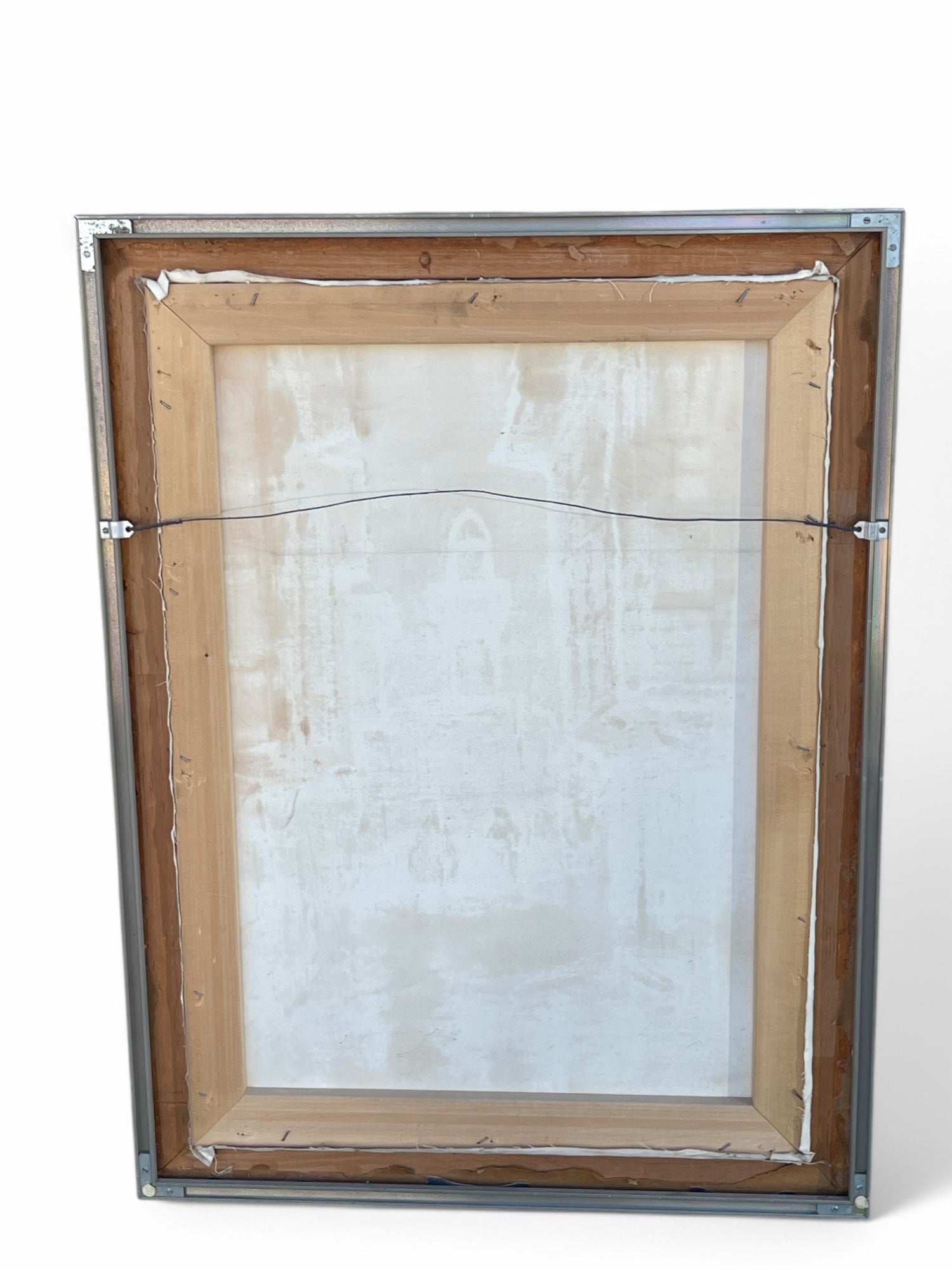 An Orientalist Arabian Oil on Canvas Street Painting