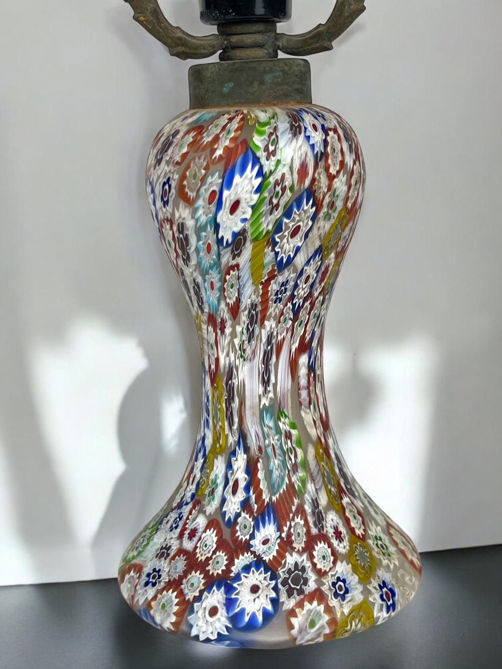 A Pair of Italian Millefiori Lamps