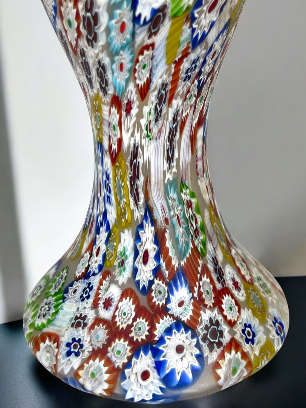 A Pair of Italian Millefiori Lamps