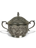 A Persian 84 Silver Handmade Sugar Bowl