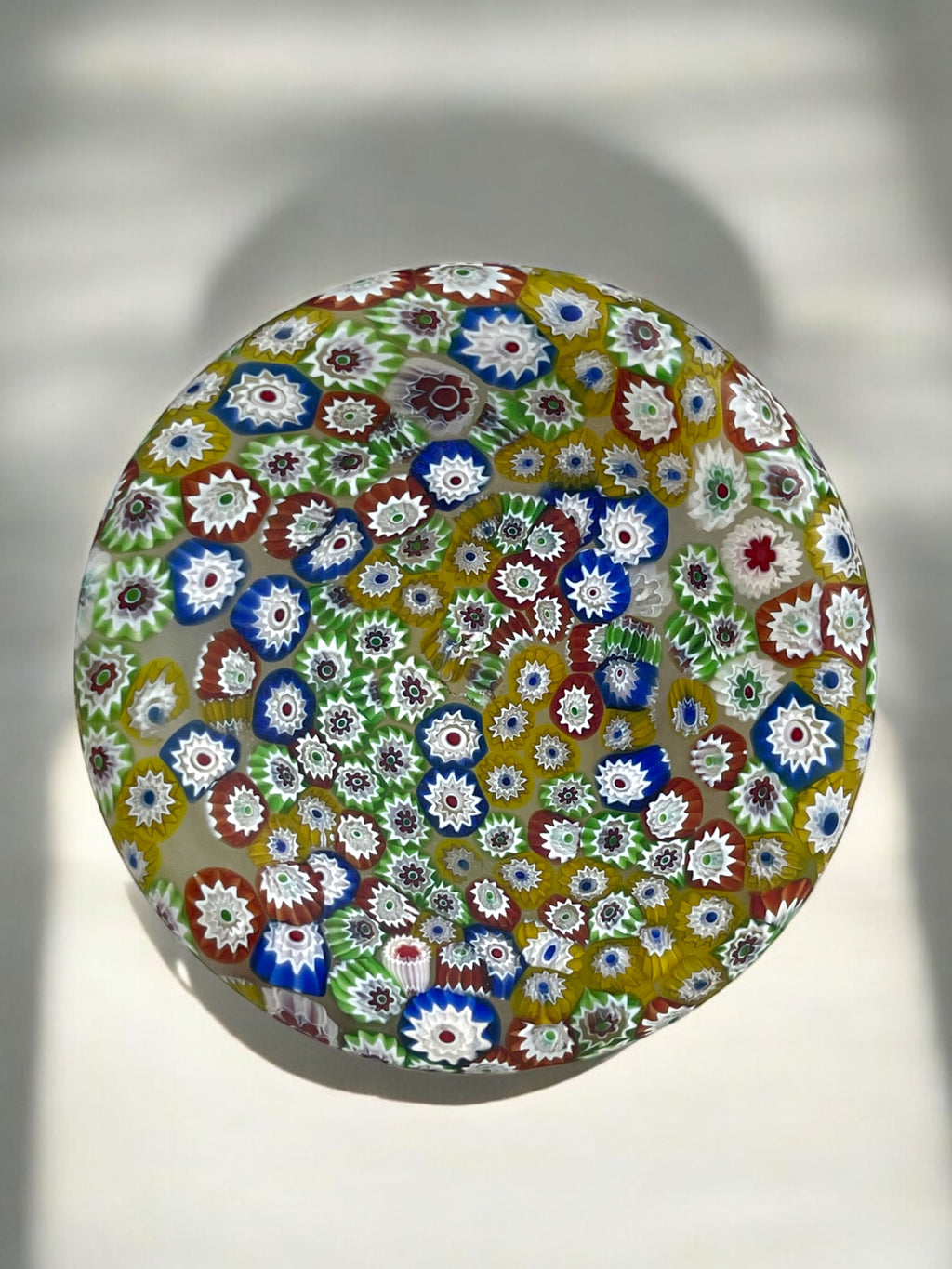 Lot of 2 Italian Millefiori Glass Bottles