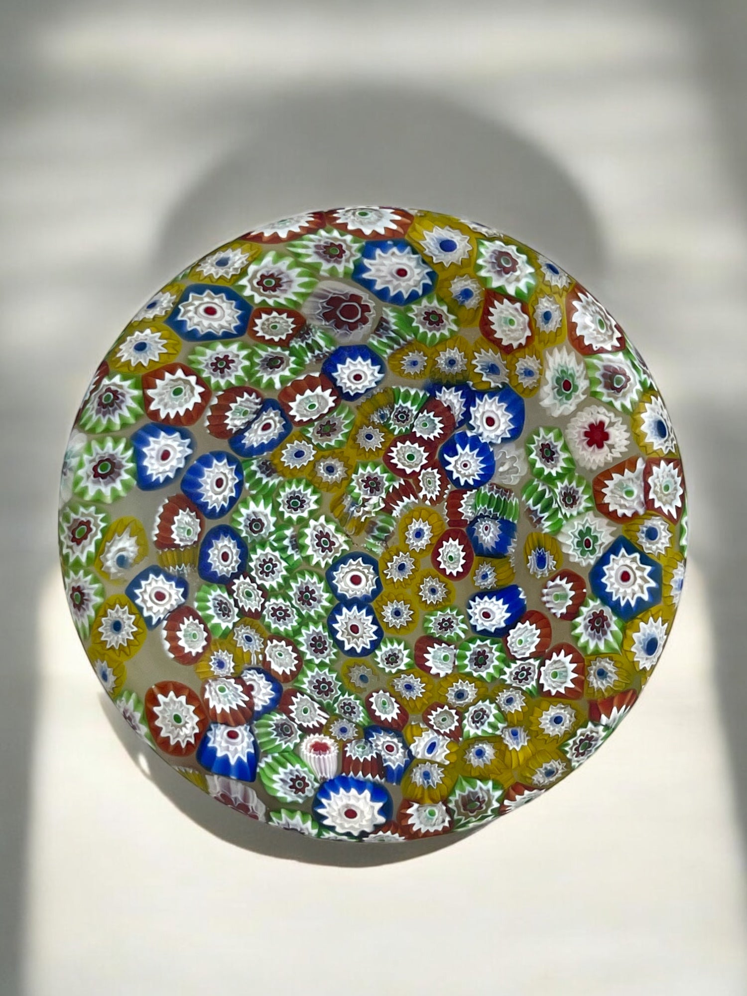 Lot of 2 Italian Millefiori Glass Bottles