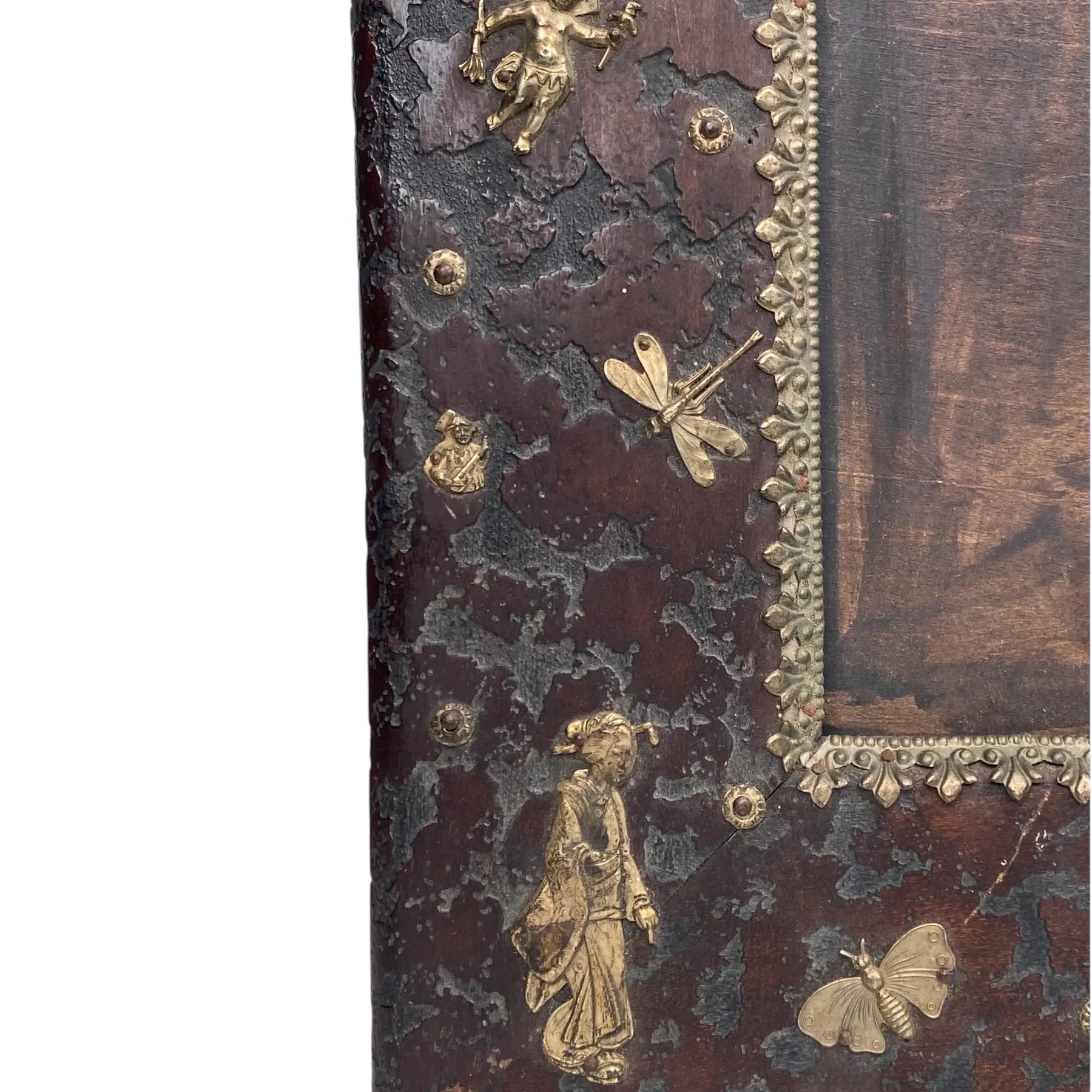 A Rare 19th Century French Japonais Ormolu Mounted Picture Frame