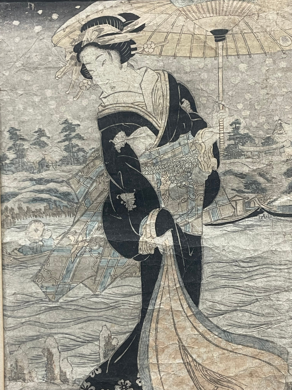 A Pair of Japanese Woodblock Paintings By Utagawa Kunisada (Toyokuni iii)