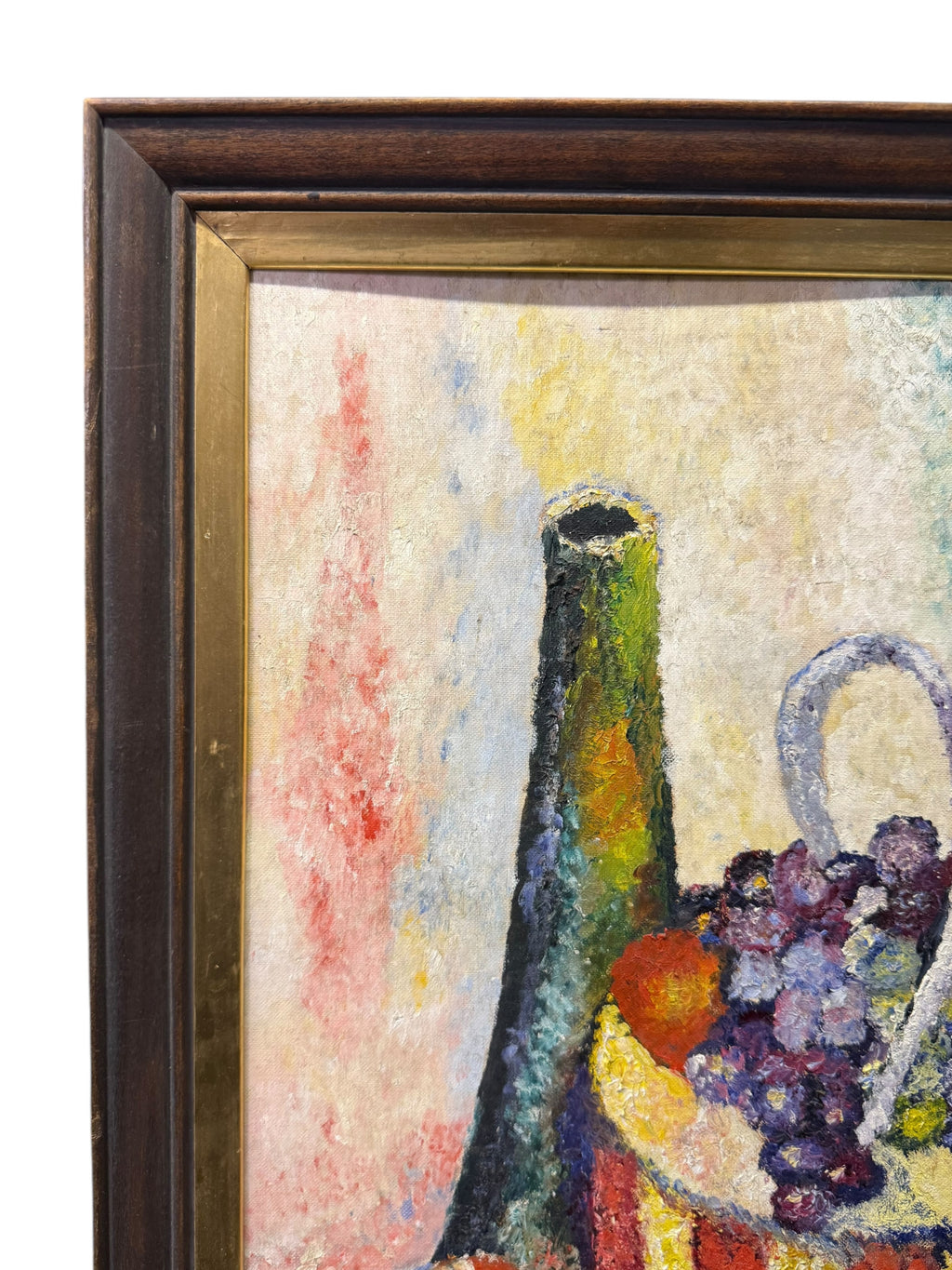 A Continental Impressionist Oil On board Still Life Painting