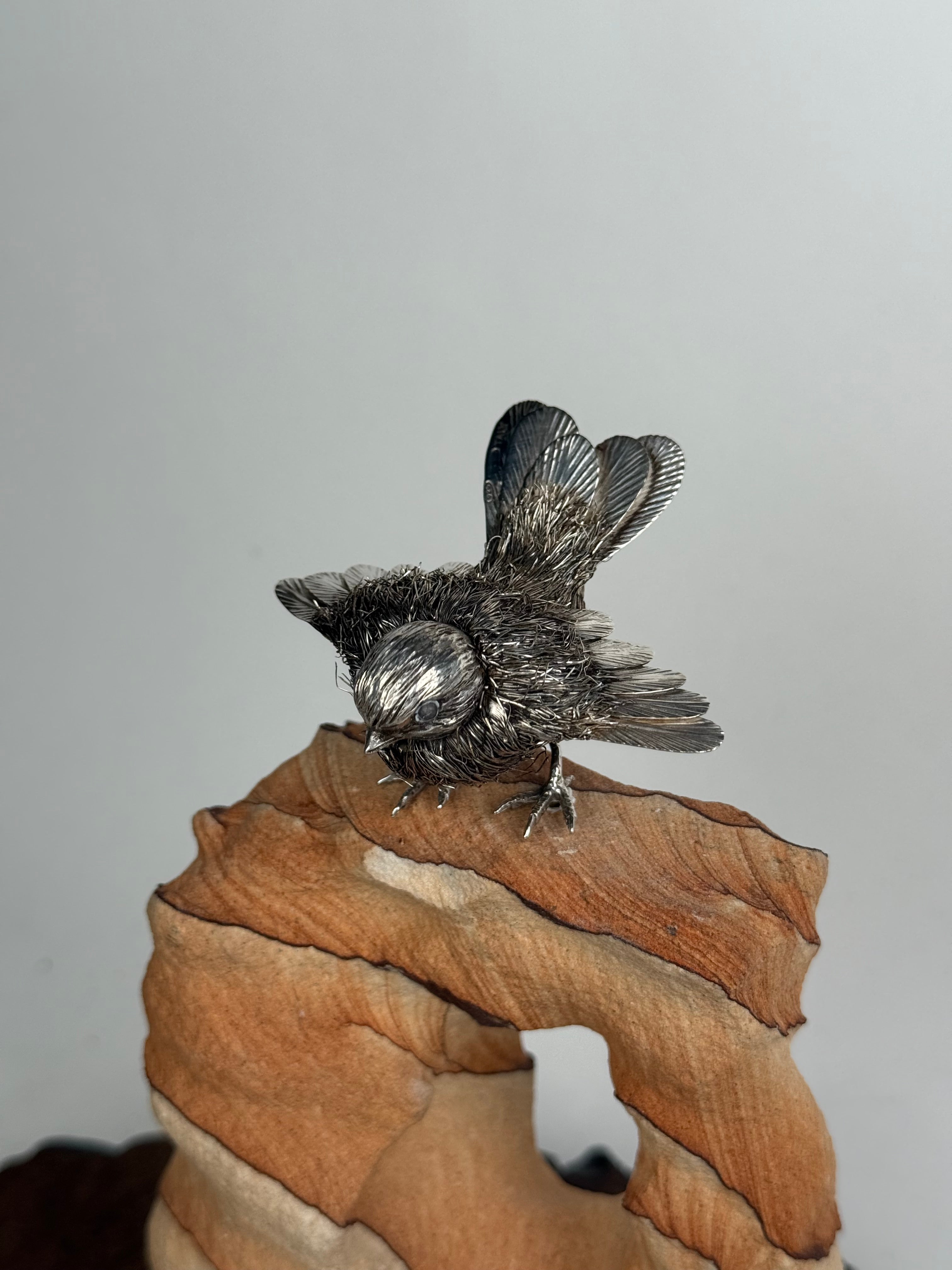 A Buccellati Sterling Silver Jewelry Tray Sculpture