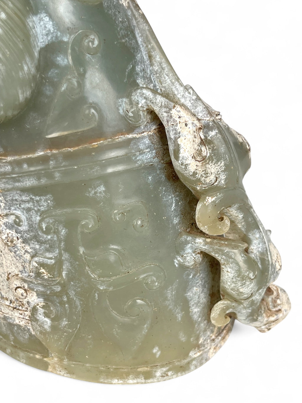 A Chinese Hand Carved Jade Vessel