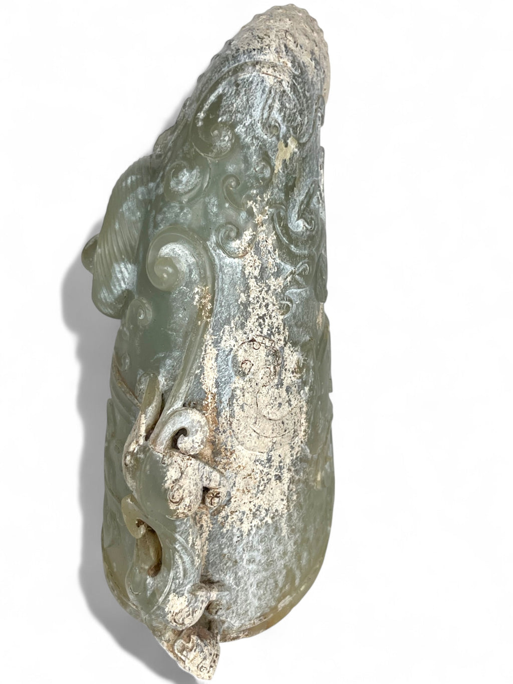 A Chinese Hand Carved Jade Vessel