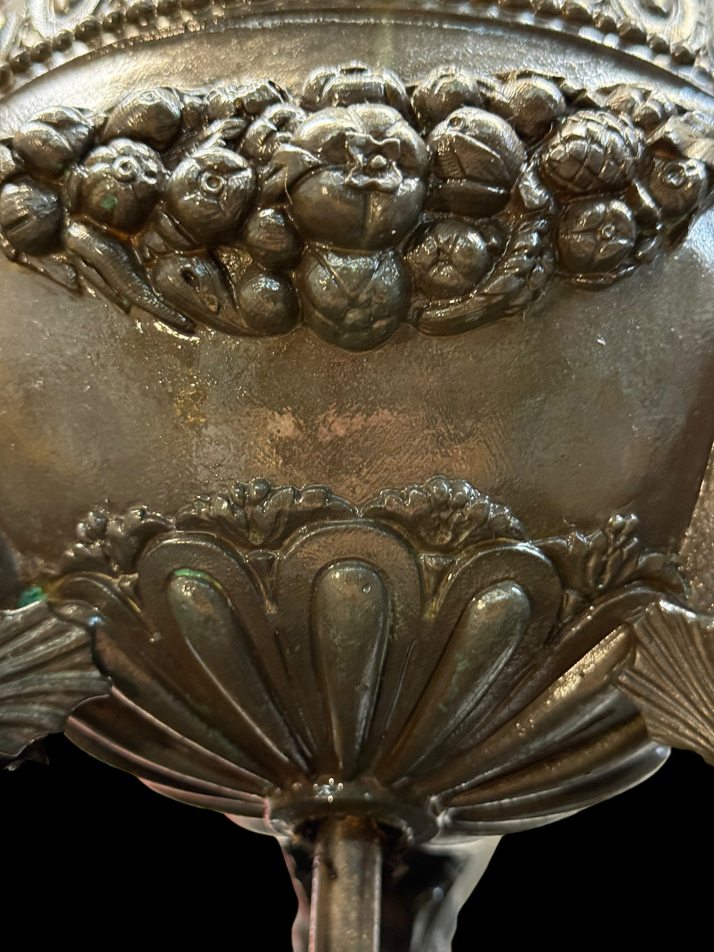 A Palatial French Patinated Bronze Sculpture Of the Three Graces