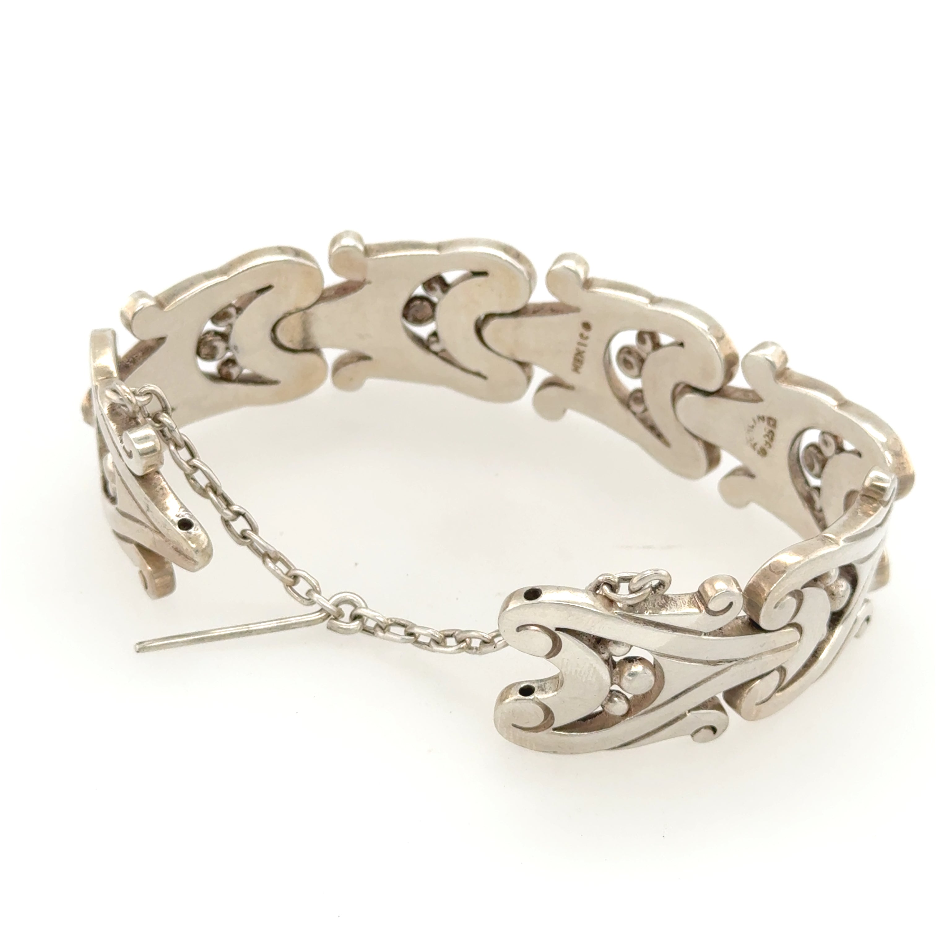 Sterling Silver Bracelet, Mexico, 20th Century