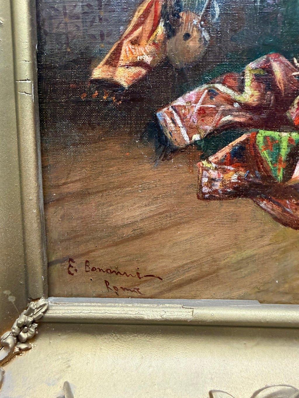 Arabian Orientalist Oil On Canvas