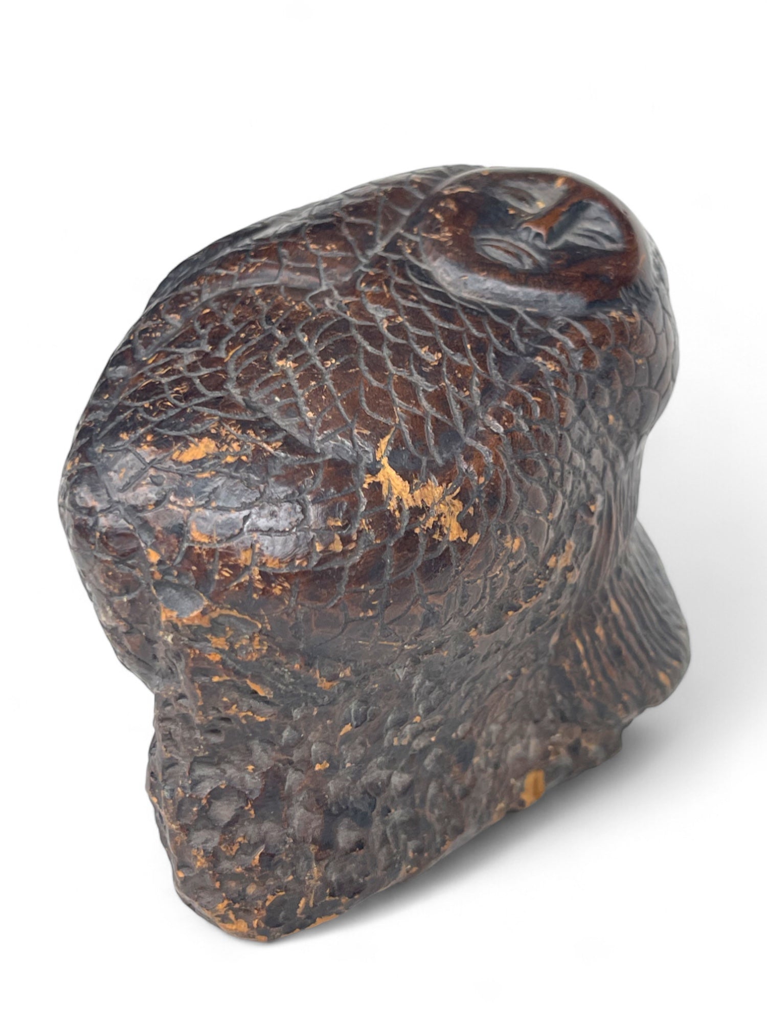 A 6th/7th Century Continental Antique Mythical Coiled Snake with a Human Head