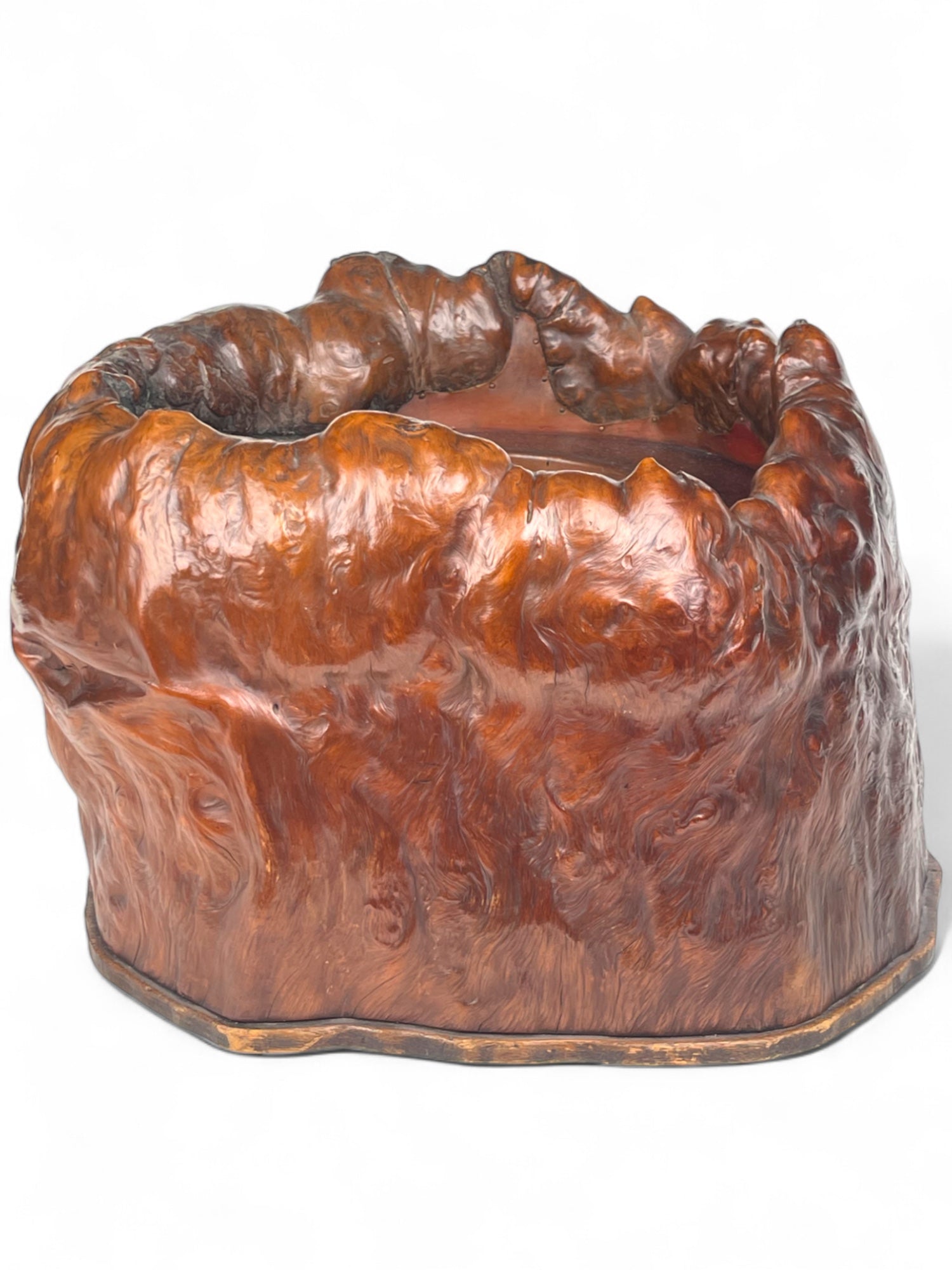 A Japanese Meiji Wood Planter