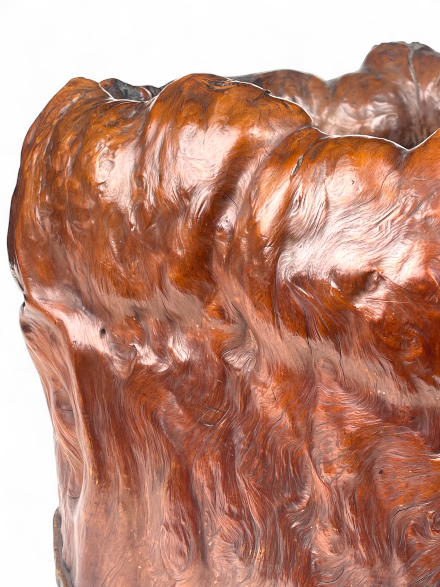 A Japanese Meiji Wood Planter