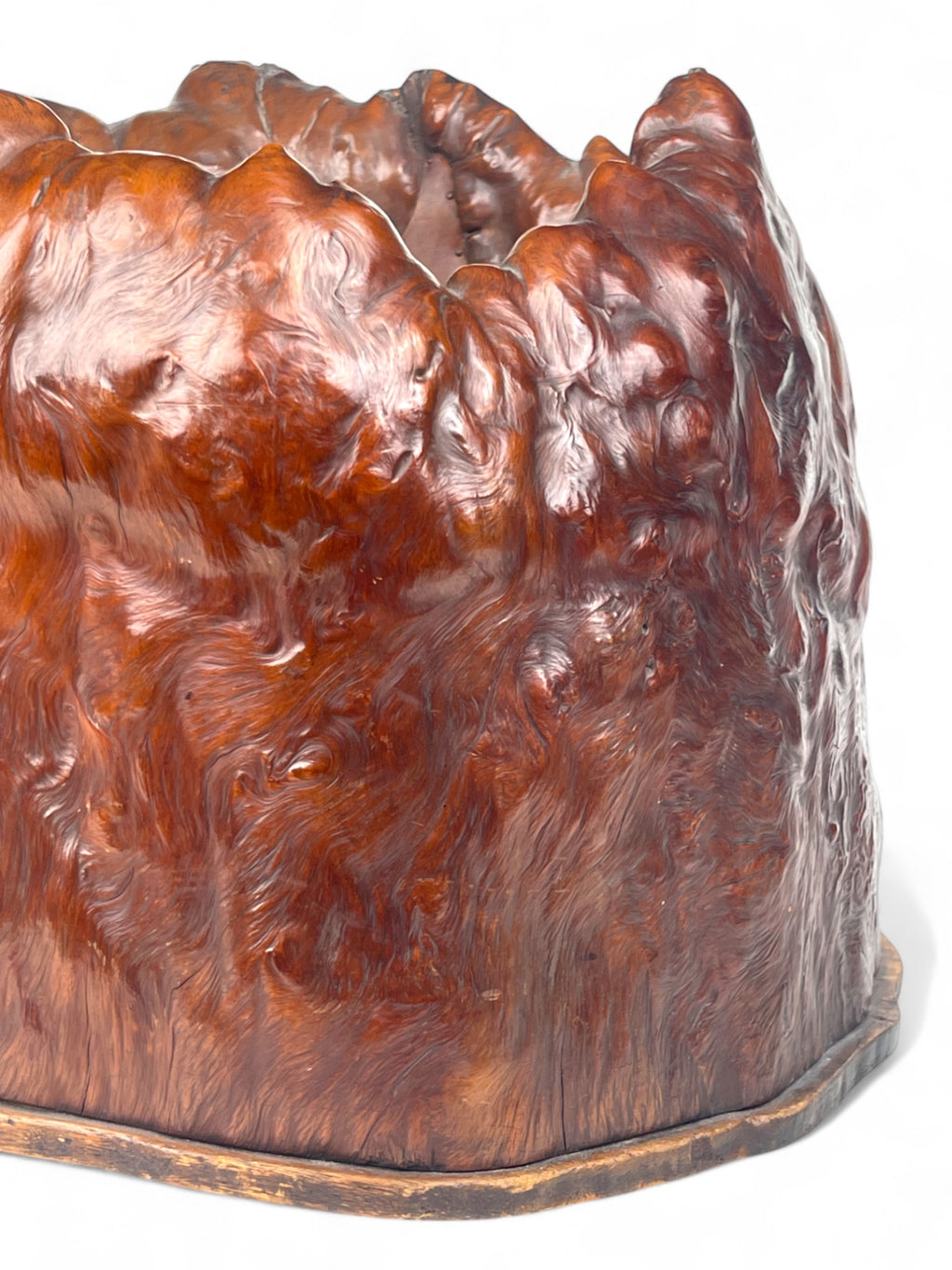 A Japanese Meiji Wood Planter