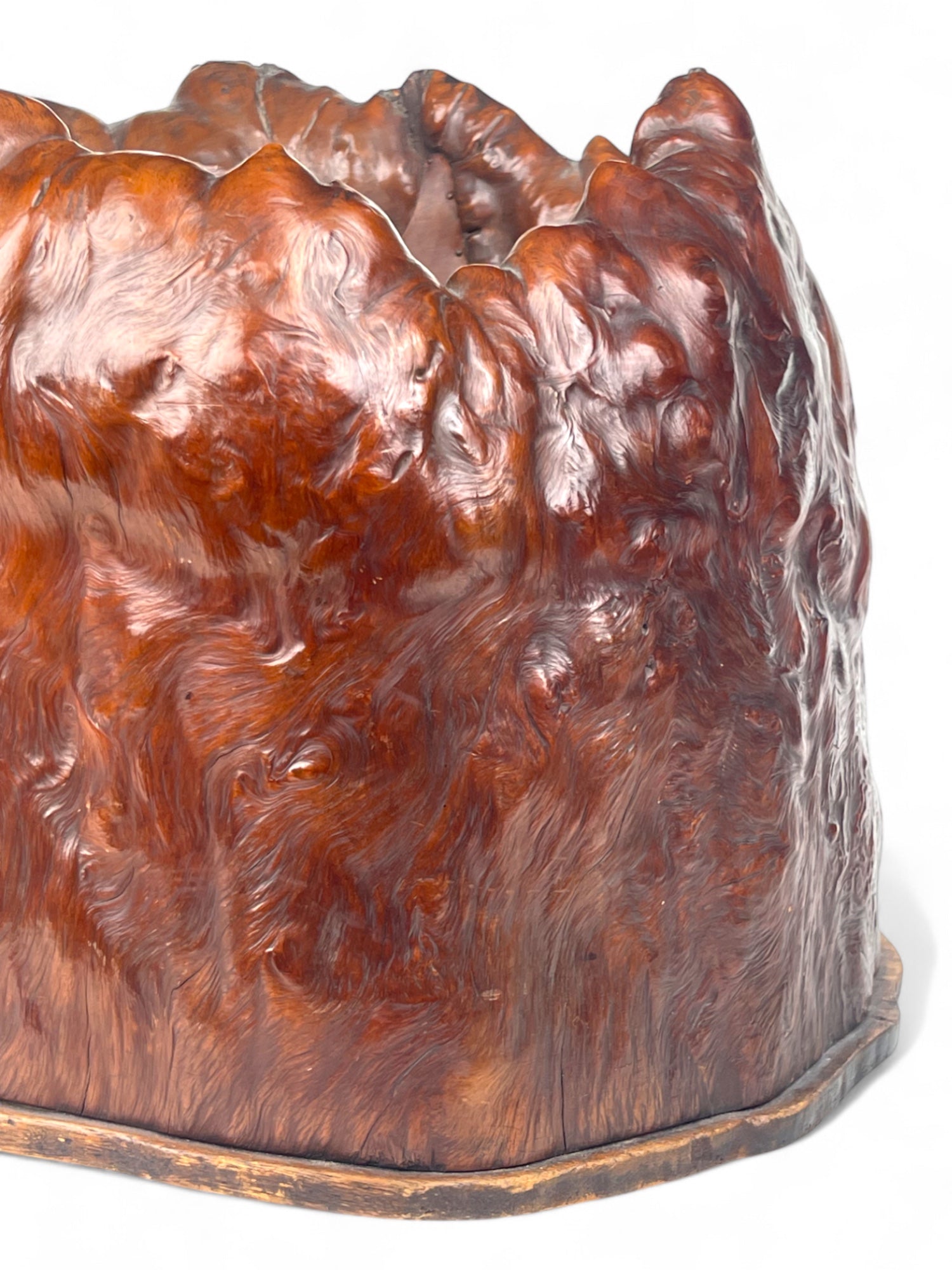 A Japanese Meiji Wood Planter