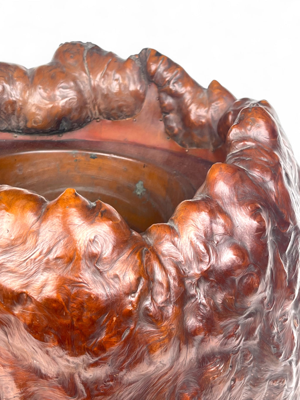 A Japanese Meiji Wood Planter