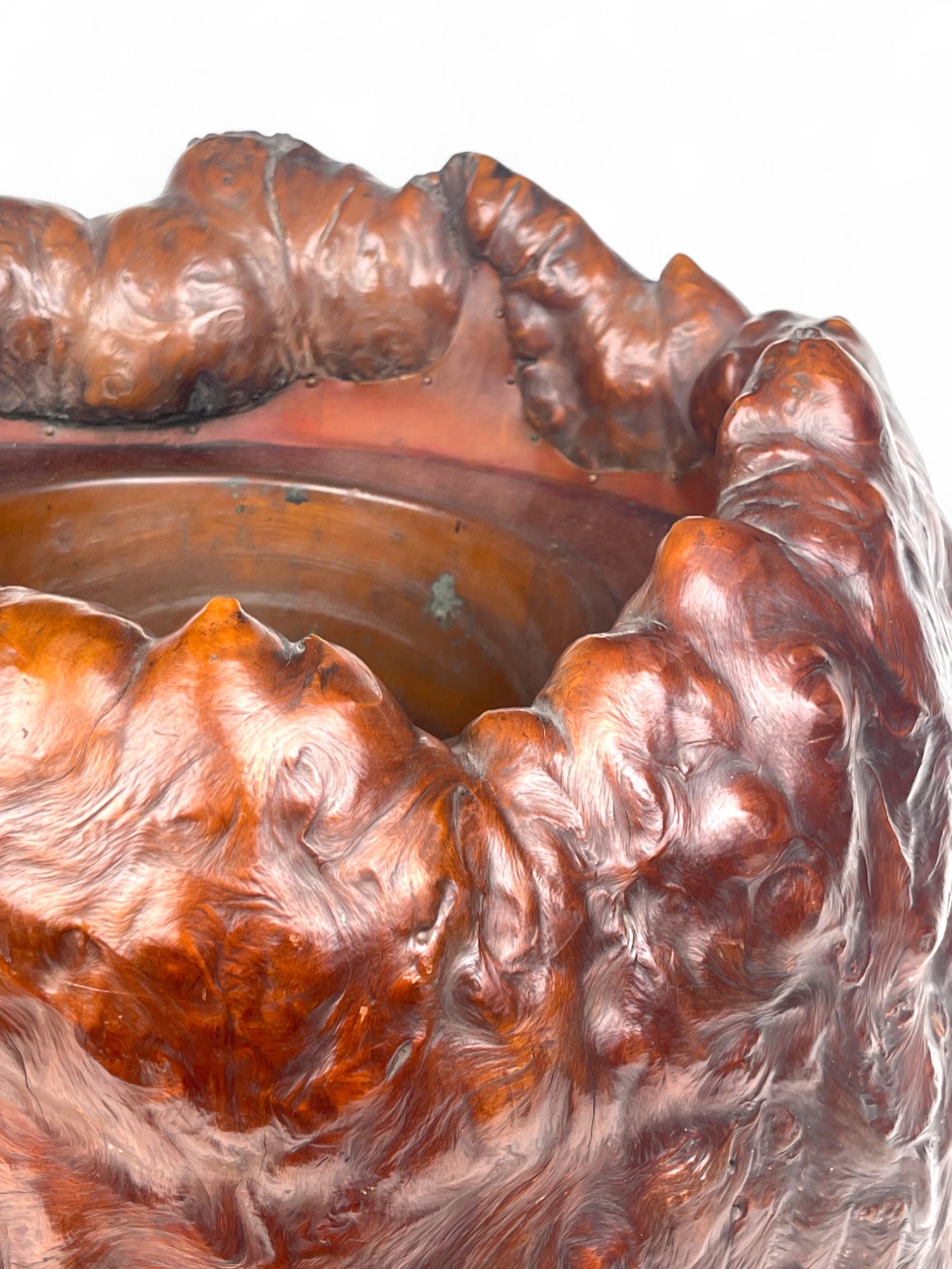 A Japanese Meiji Wood Planter