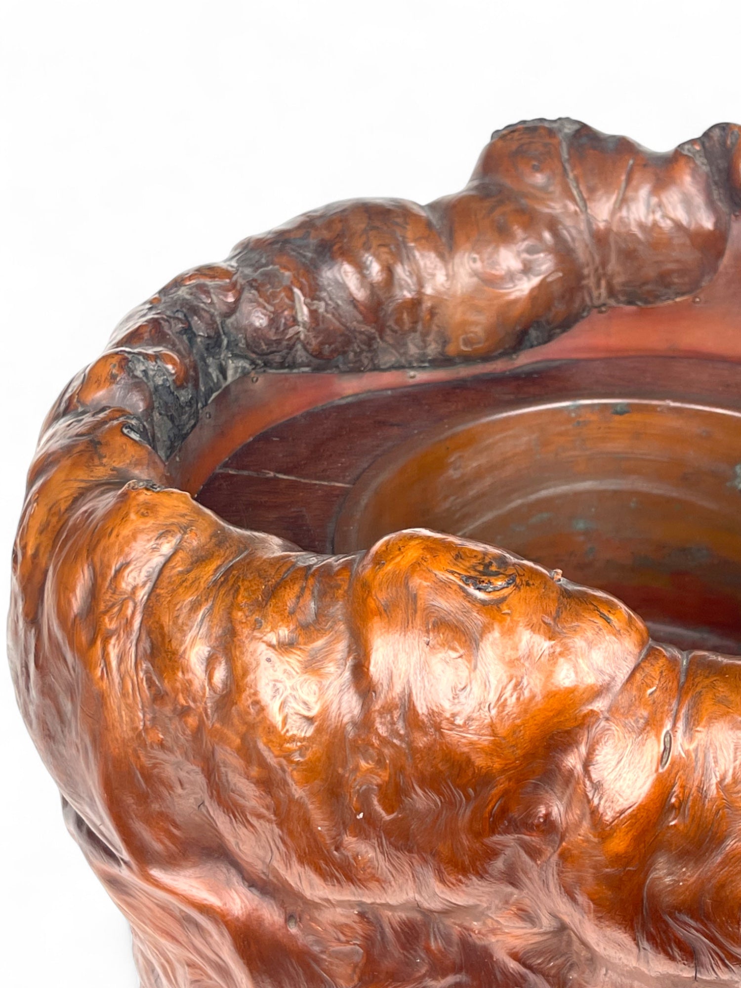 A Japanese Meiji Wood Planter