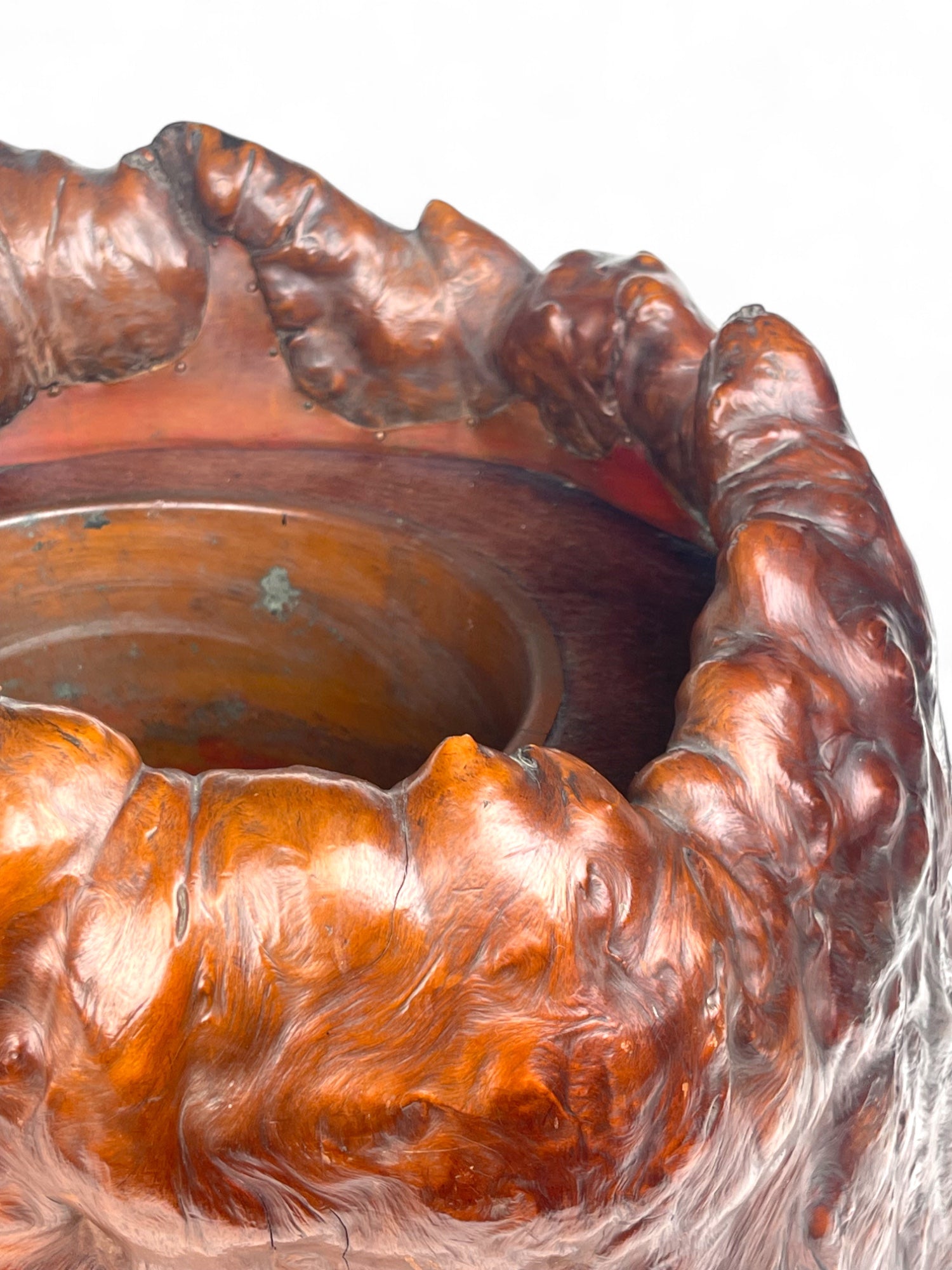 A Japanese Meiji Wood Planter