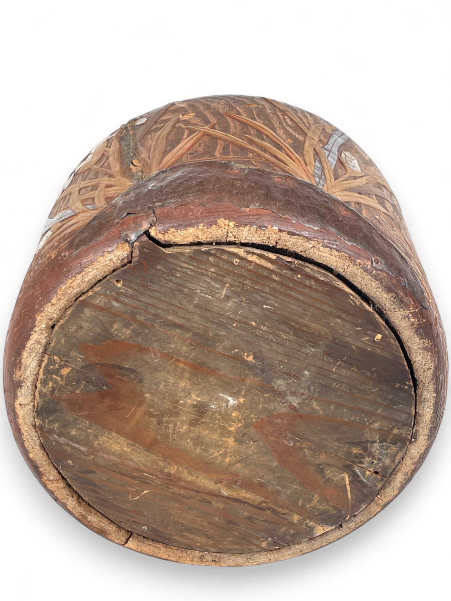 A Japanese Meiji Period Root Wood Hibachi Planter