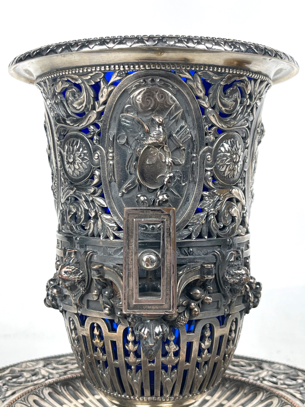 A Pair of 19th Century French Barbedienne Gilt & Silvered Vases