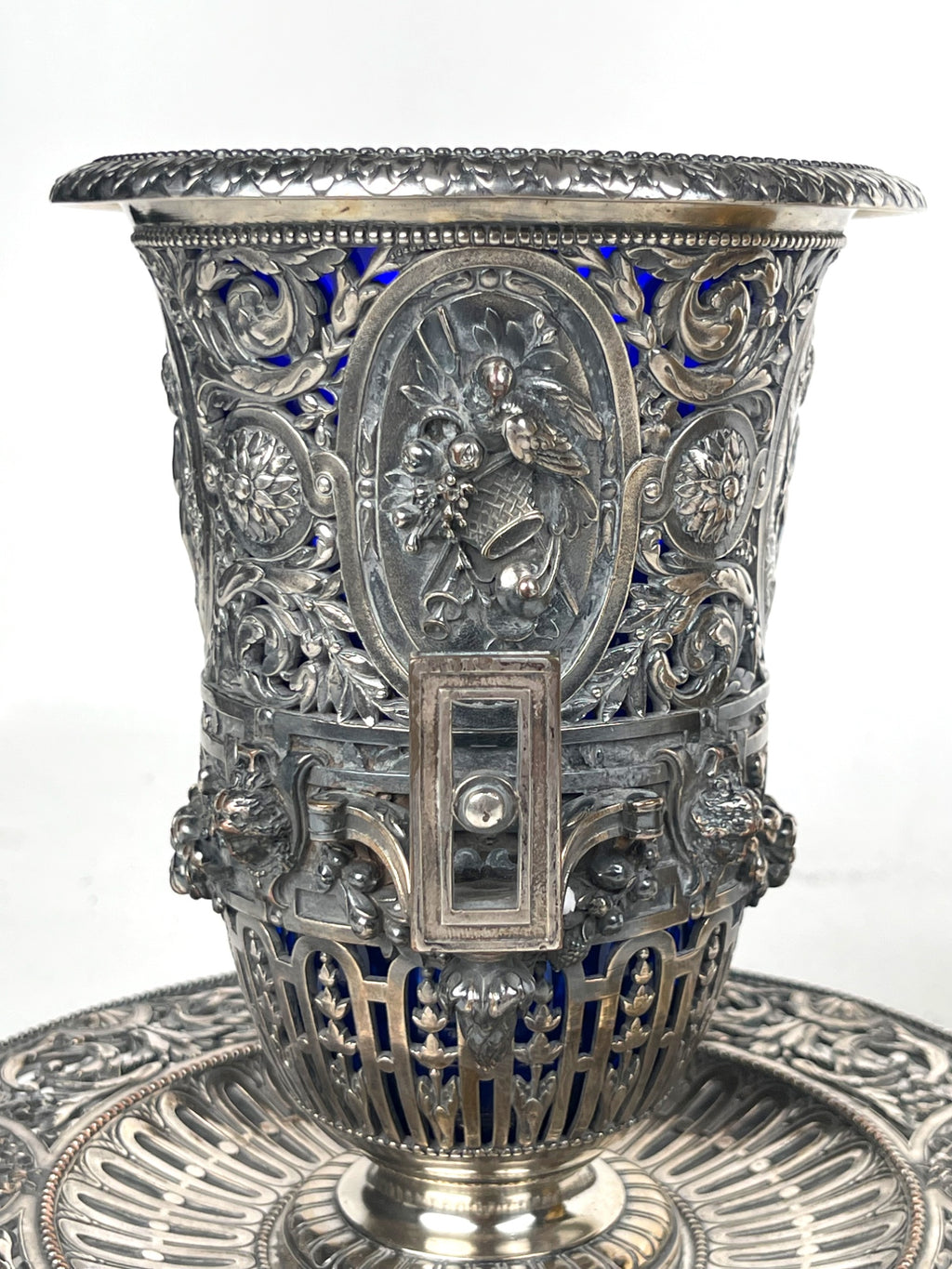 A Pair of 19th Century French Barbedienne Gilt & Silvered Vases