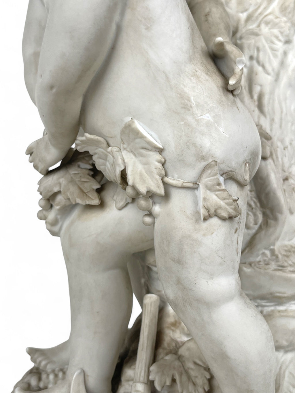 A 19th Century French Biscuit Sculpture of Cupids