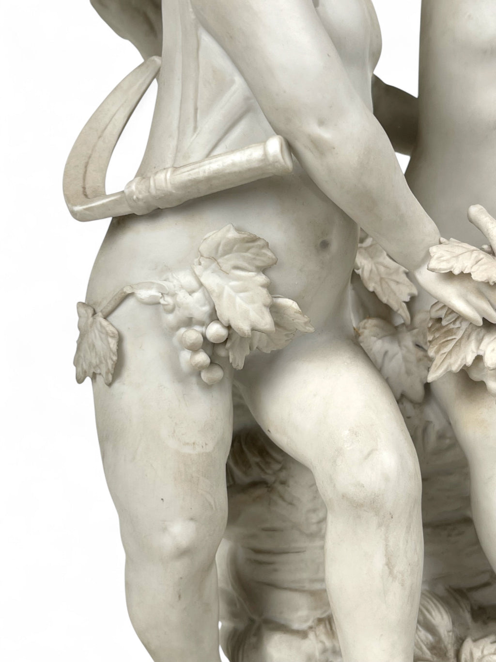 A 19th Century French Biscuit Sculpture of Cupids