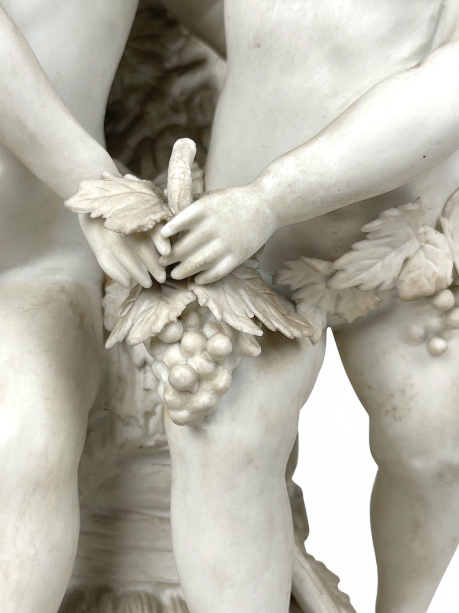 A 19th Century French Biscuit Sculpture of Cupids