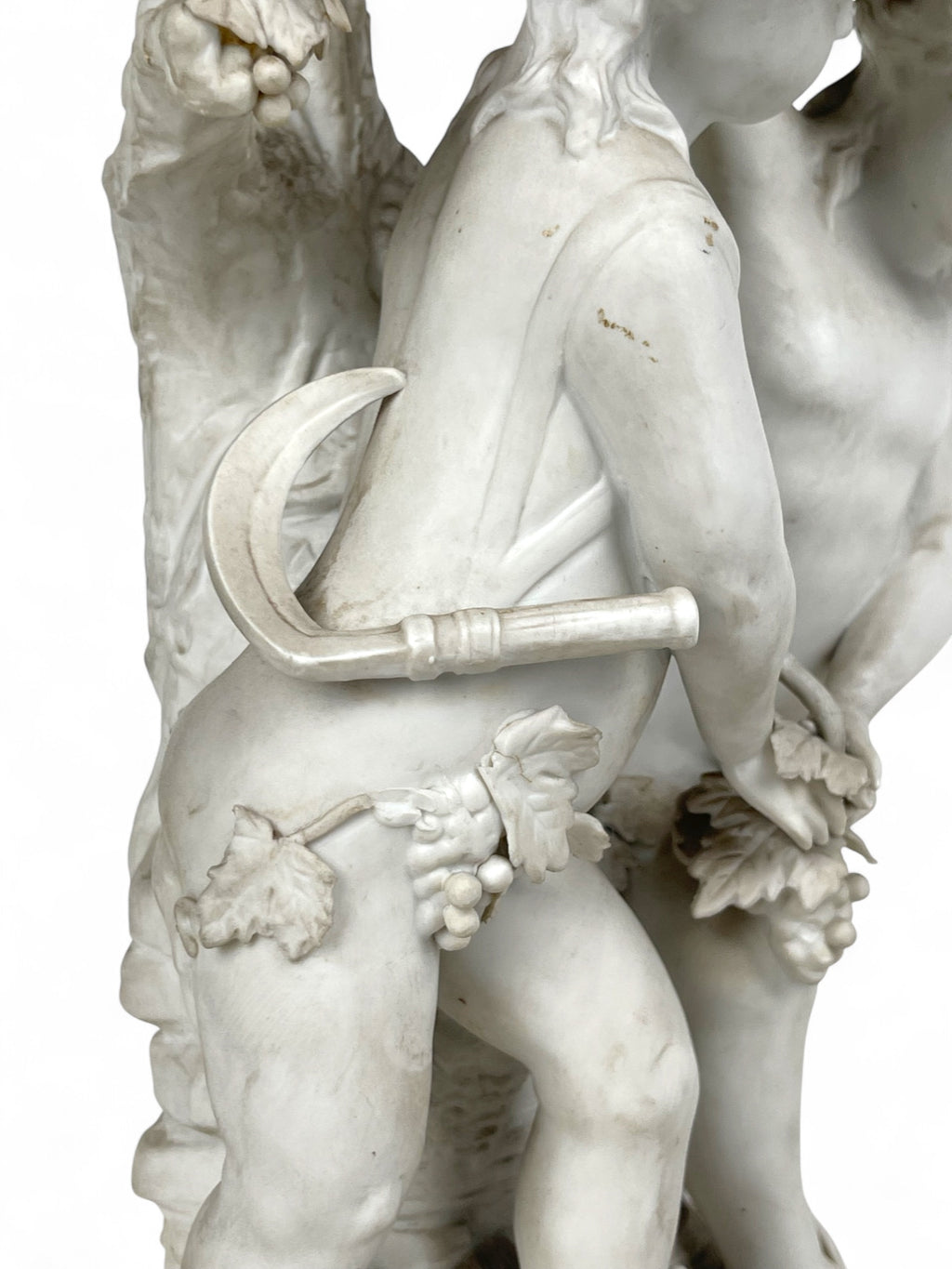 A 19th Century French Biscuit Sculpture of Cupids