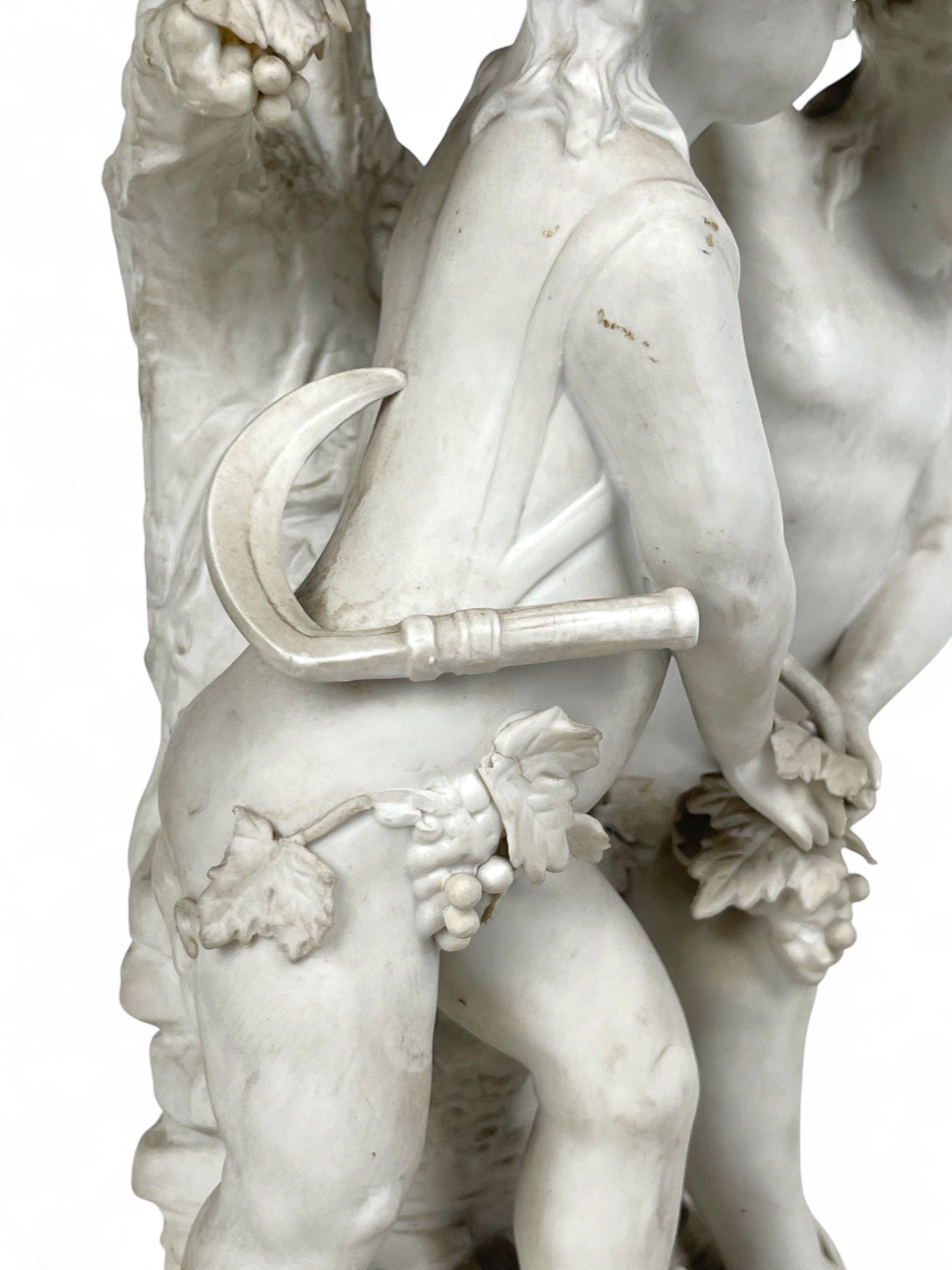 A 19th Century French Biscuit Sculpture of Cupids