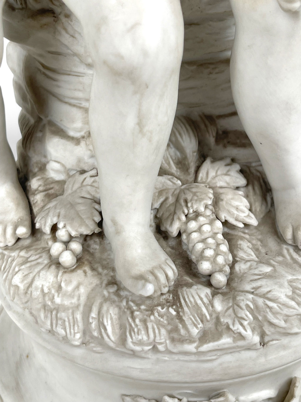 A 19th Century French Biscuit Sculpture of Cupids