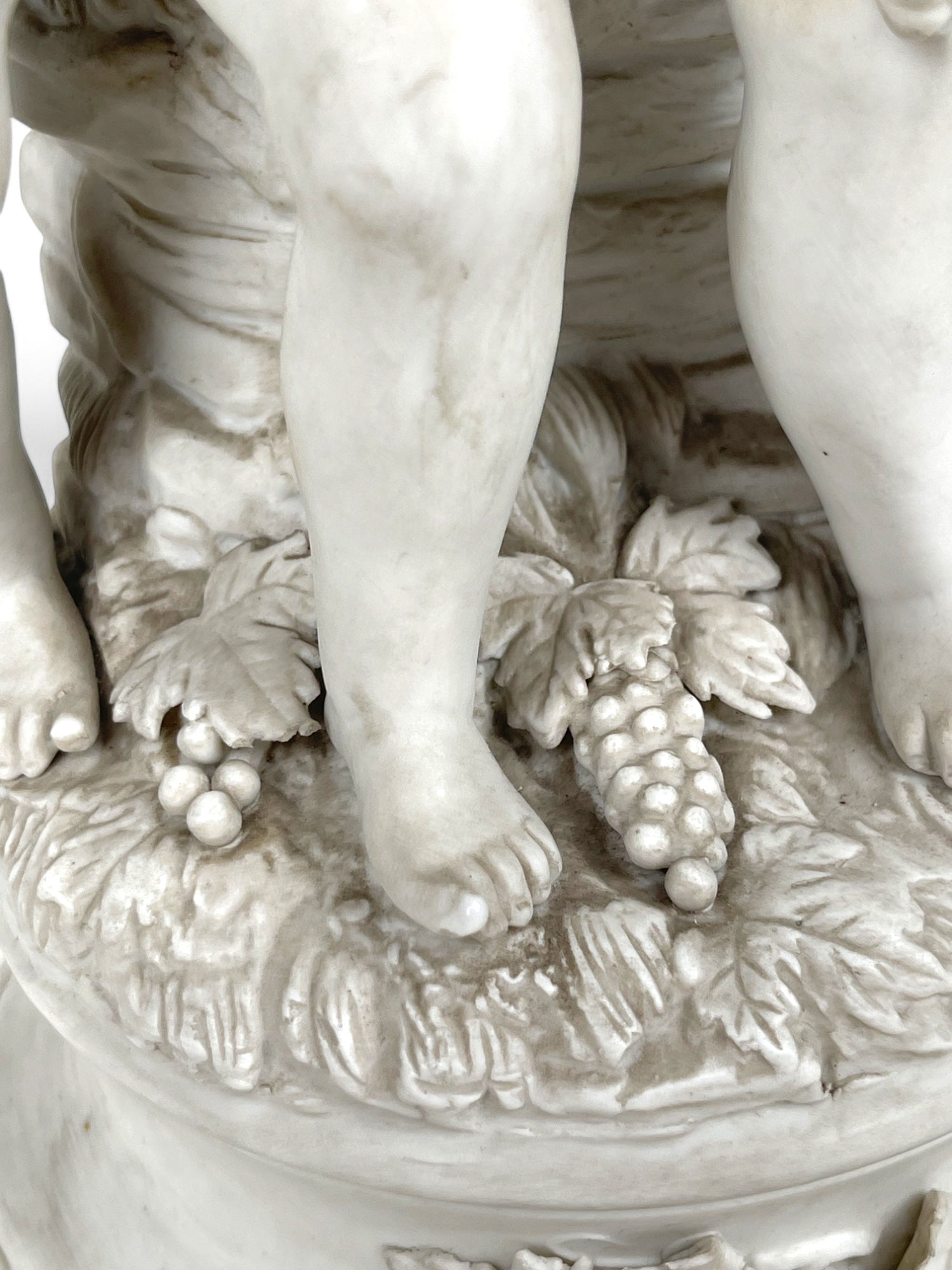 A 19th Century French Biscuit Sculpture of Cupids