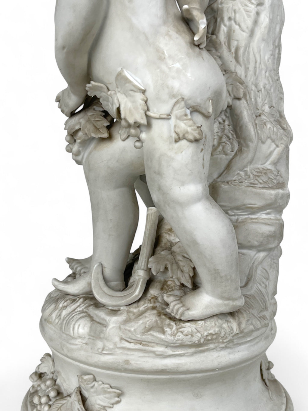 A 19th Century French Biscuit Sculpture of Cupids