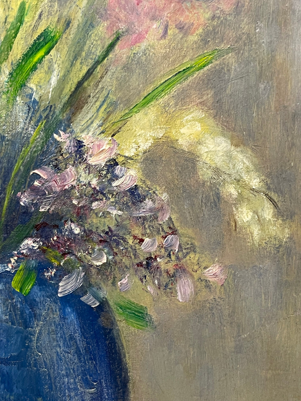 An Oil on Canvas Painting of a Bouquet (By George Musto, 20th Century)