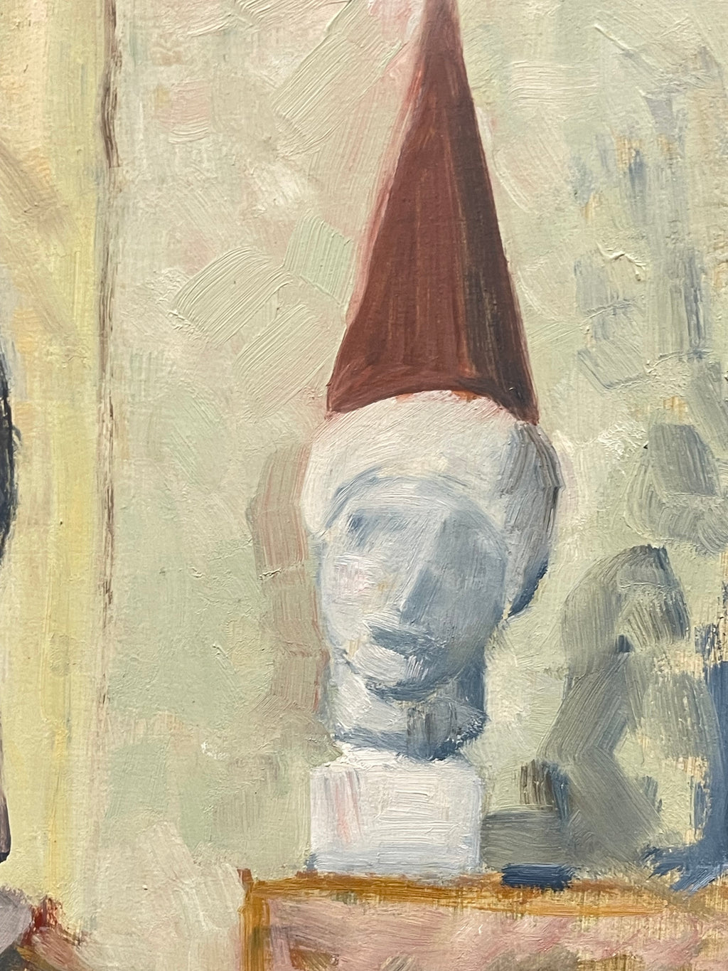 An Impressionist Oil on Canvas Painting of a Seated Woman