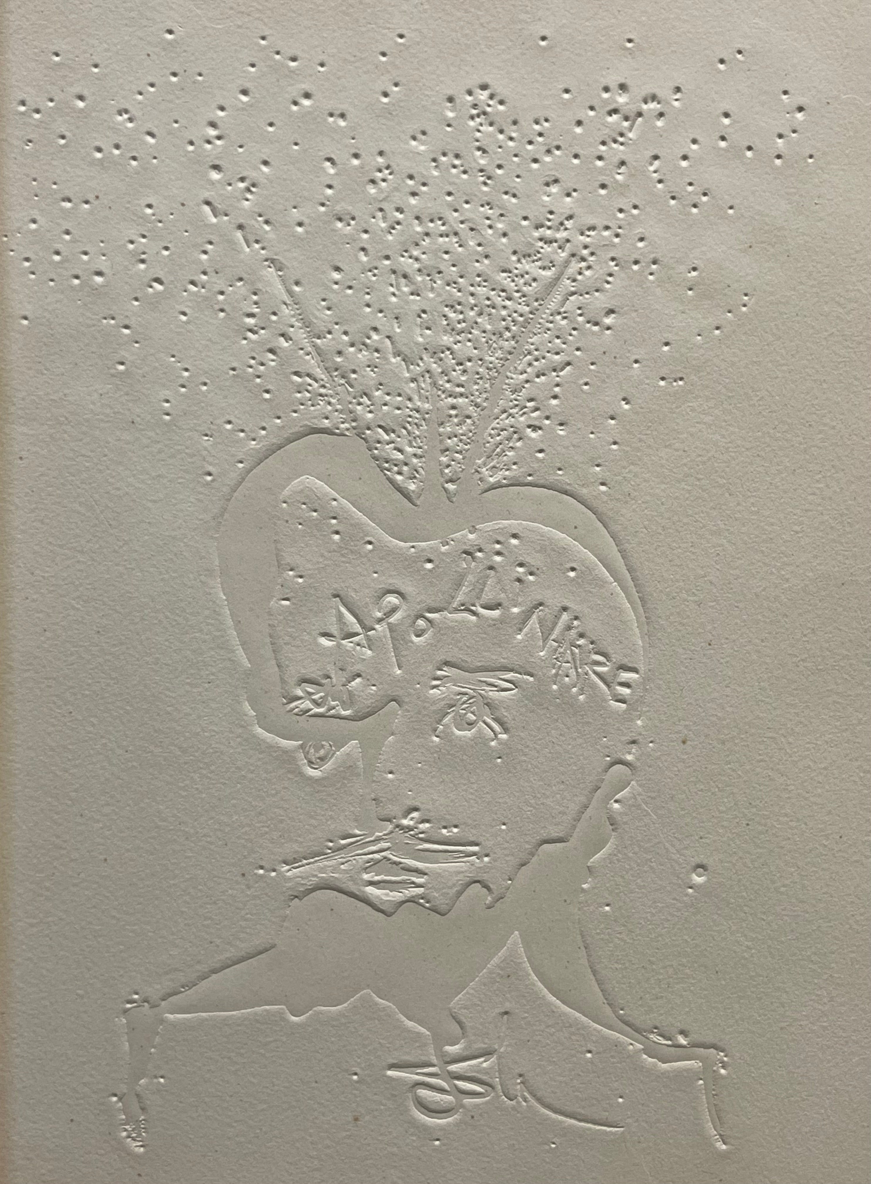 An Embossed Print By Salvador Dali: Frontispièce Apollinaire (Spain, 1904-1989)