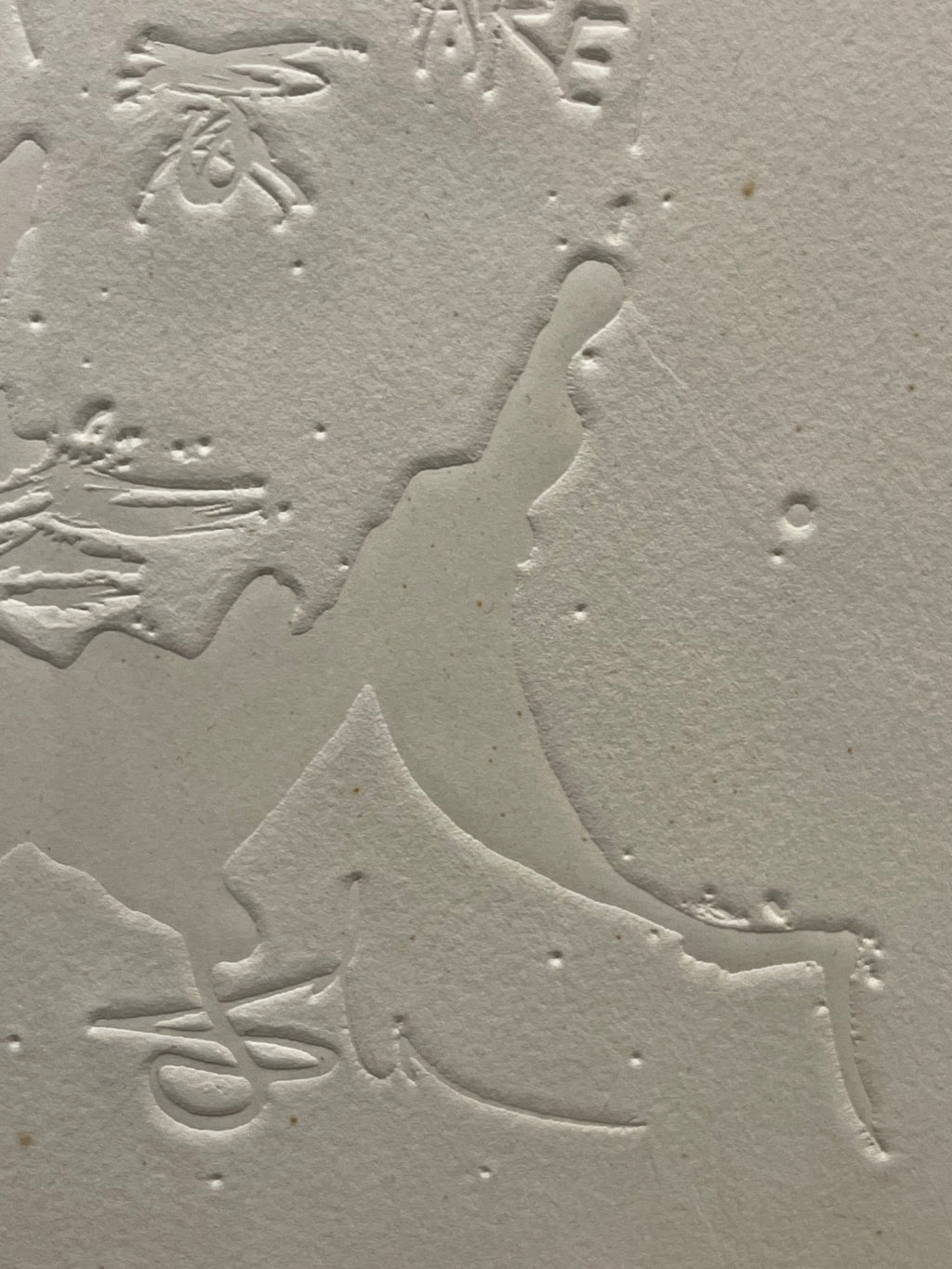 An Embossed Print By Salvador Dali: Frontispièce Apollinaire (Spain, 1904-1989)