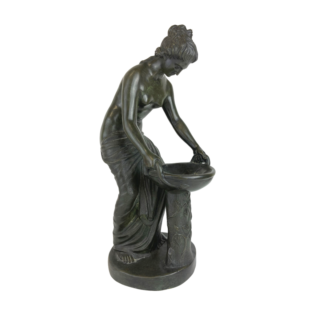 Italian Patinated Bronze Figure Of A Lady Circa 1900