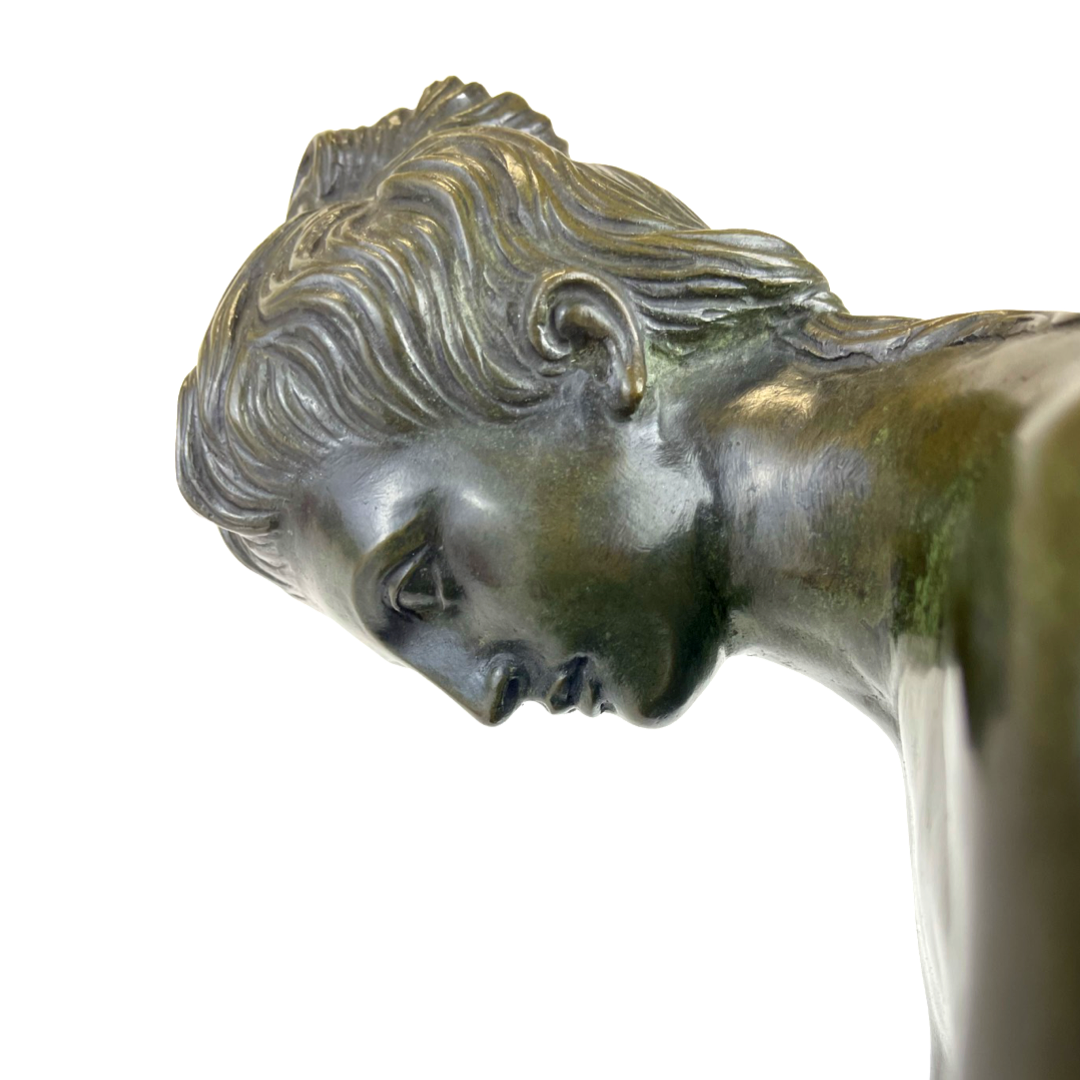 Italian Patinated Bronze Figure Of A Lady Circa 1900