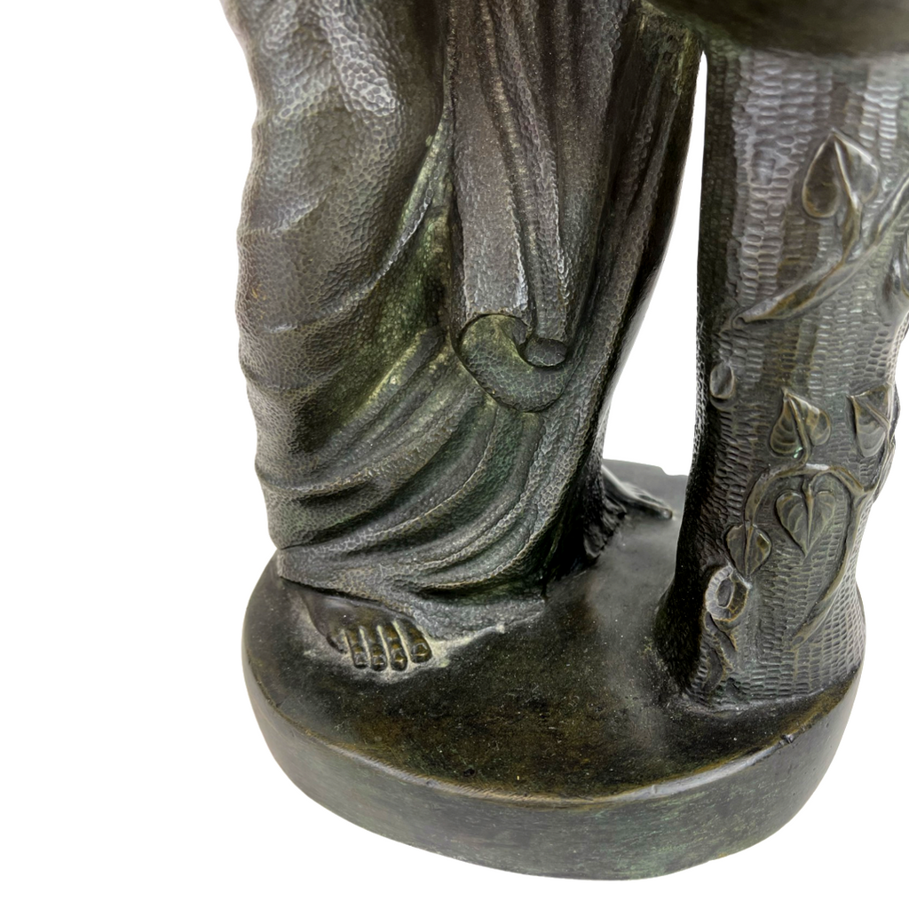 Italian Patinated Bronze Figure Of A Lady Circa 1900