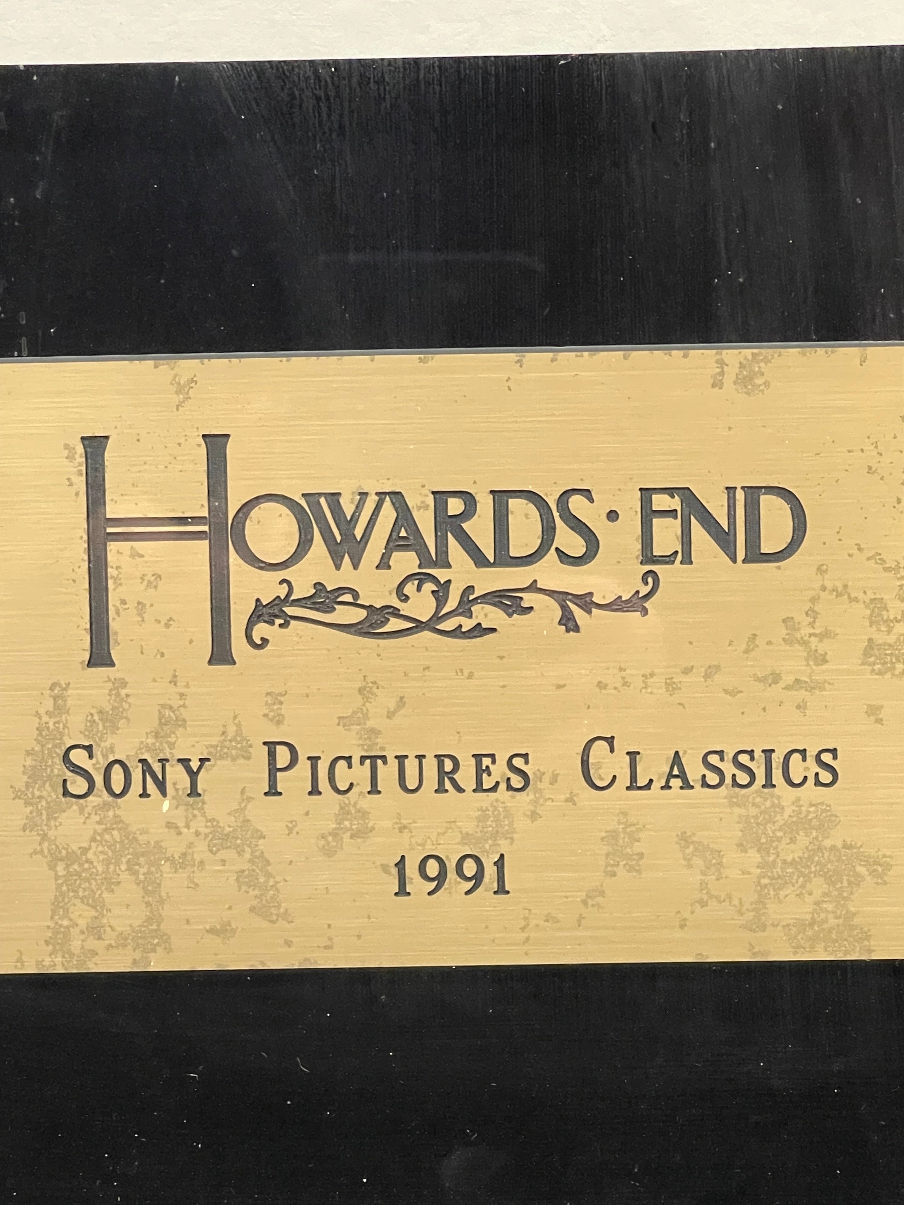 Howards End (1992) Signed Poster By Emma Thompson, Anthony Hopkins, & Ismail Merchant