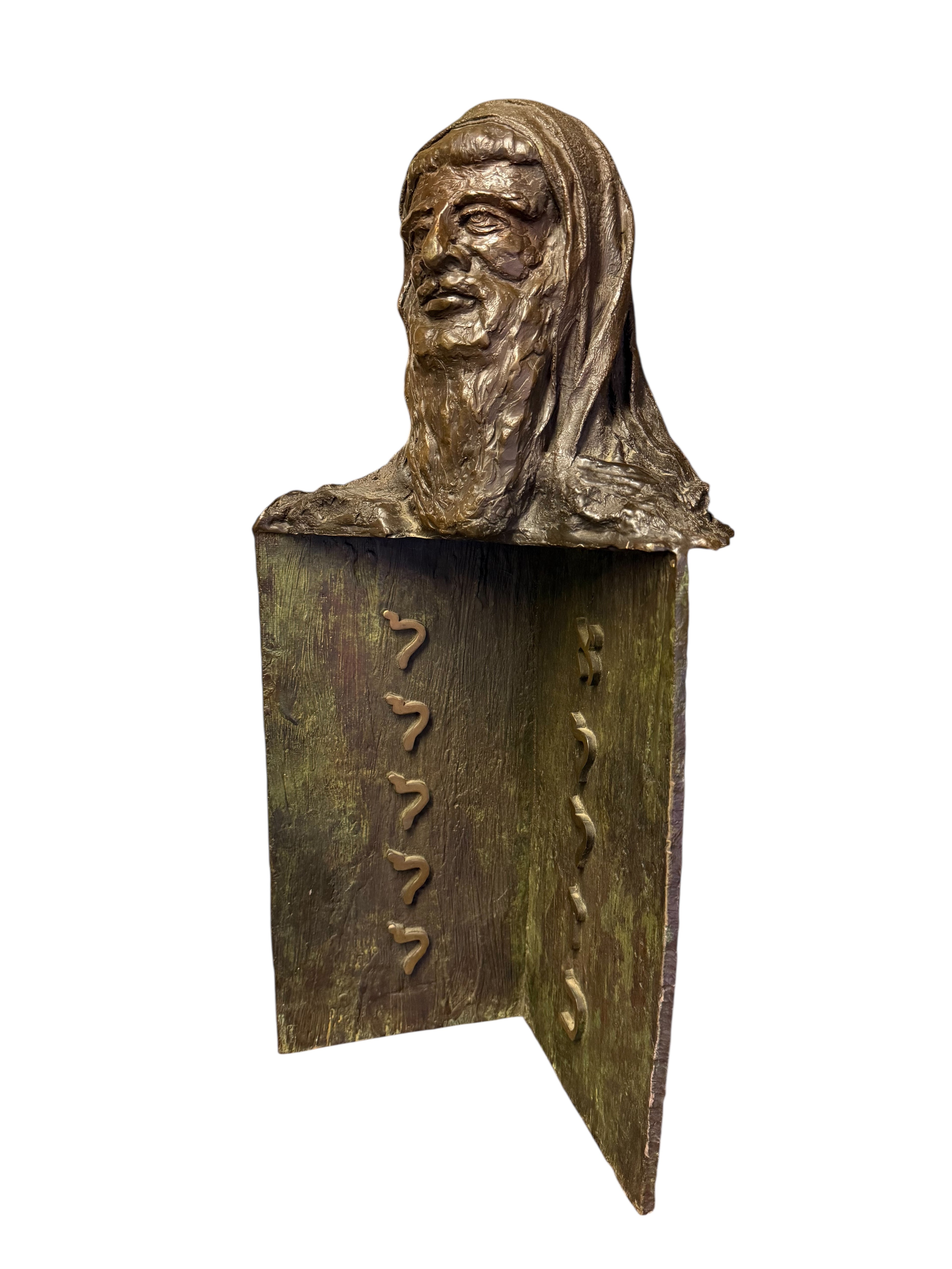 A Limited Edition Patinated Sculpture Of Moses