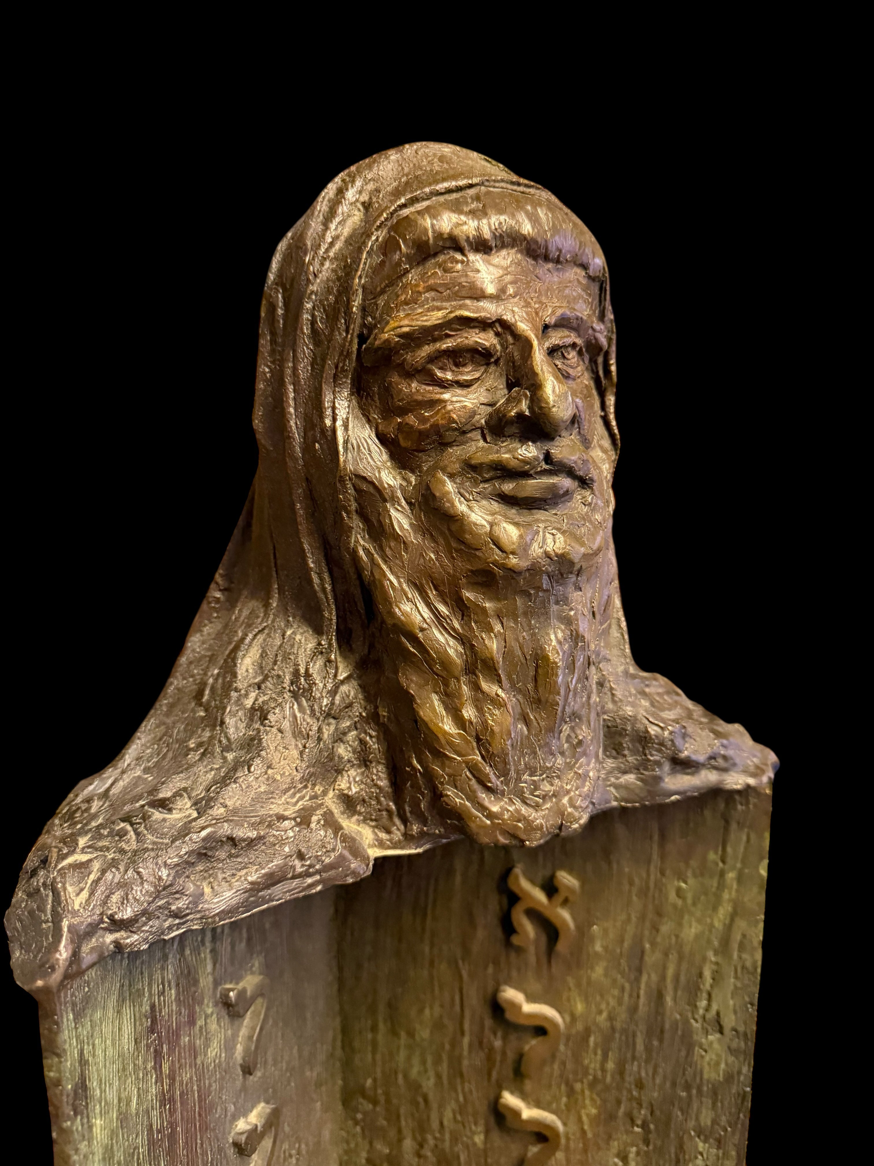 A Limited Edition Patinated Sculpture Of Moses