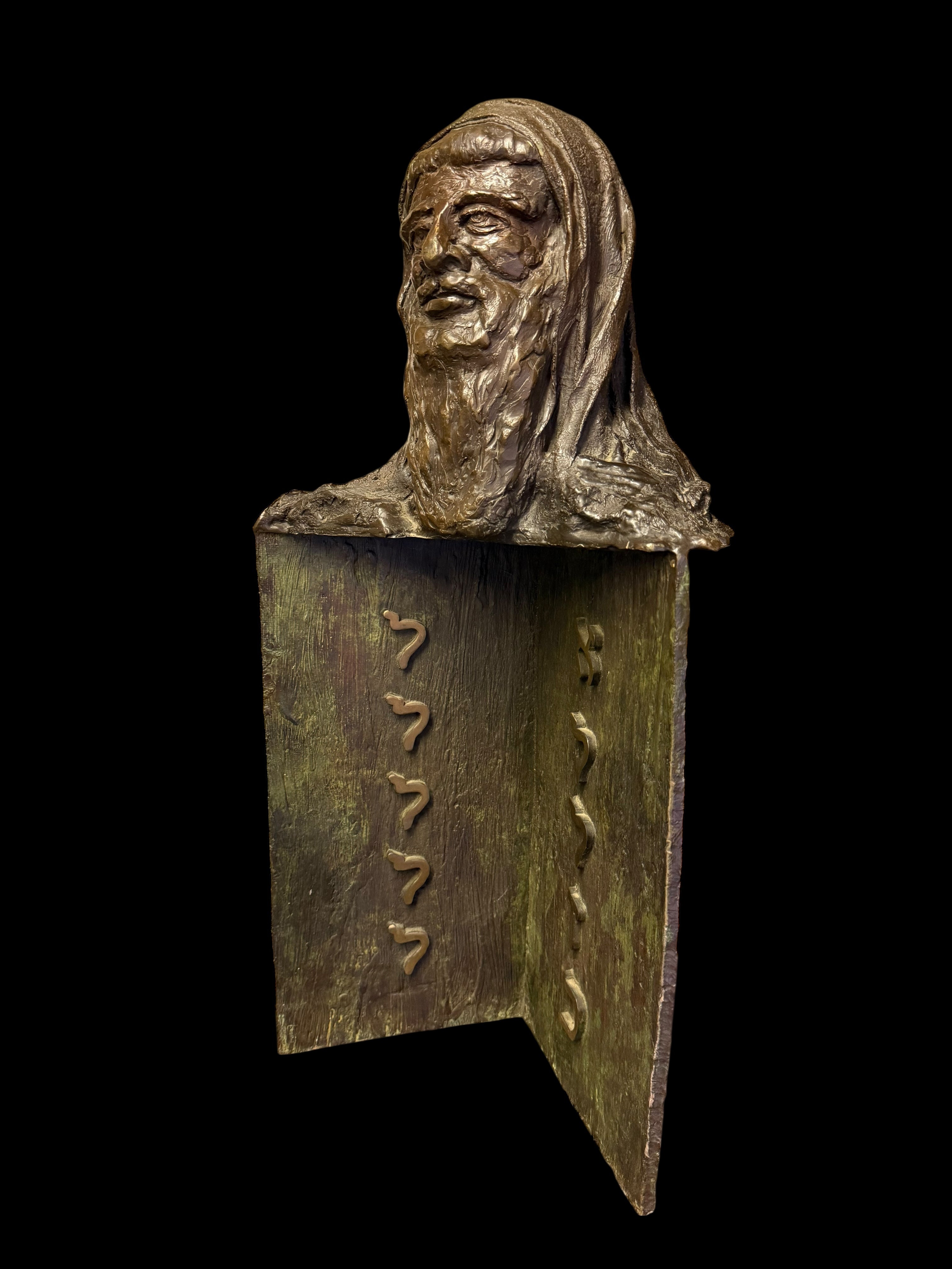 A Limited Edition Patinated Sculpture Of Moses