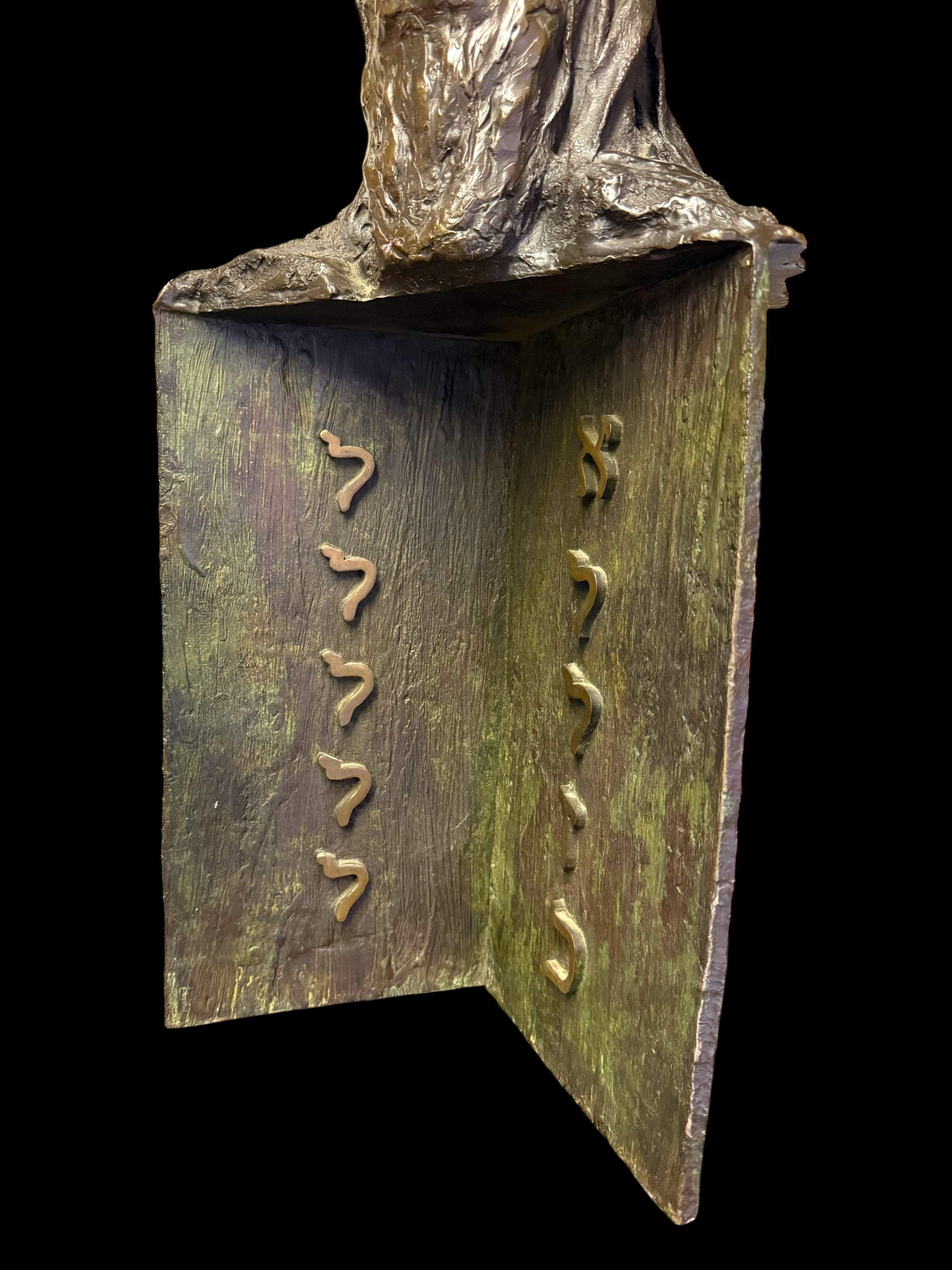 A Limited Edition Patinated Sculpture Of Moses