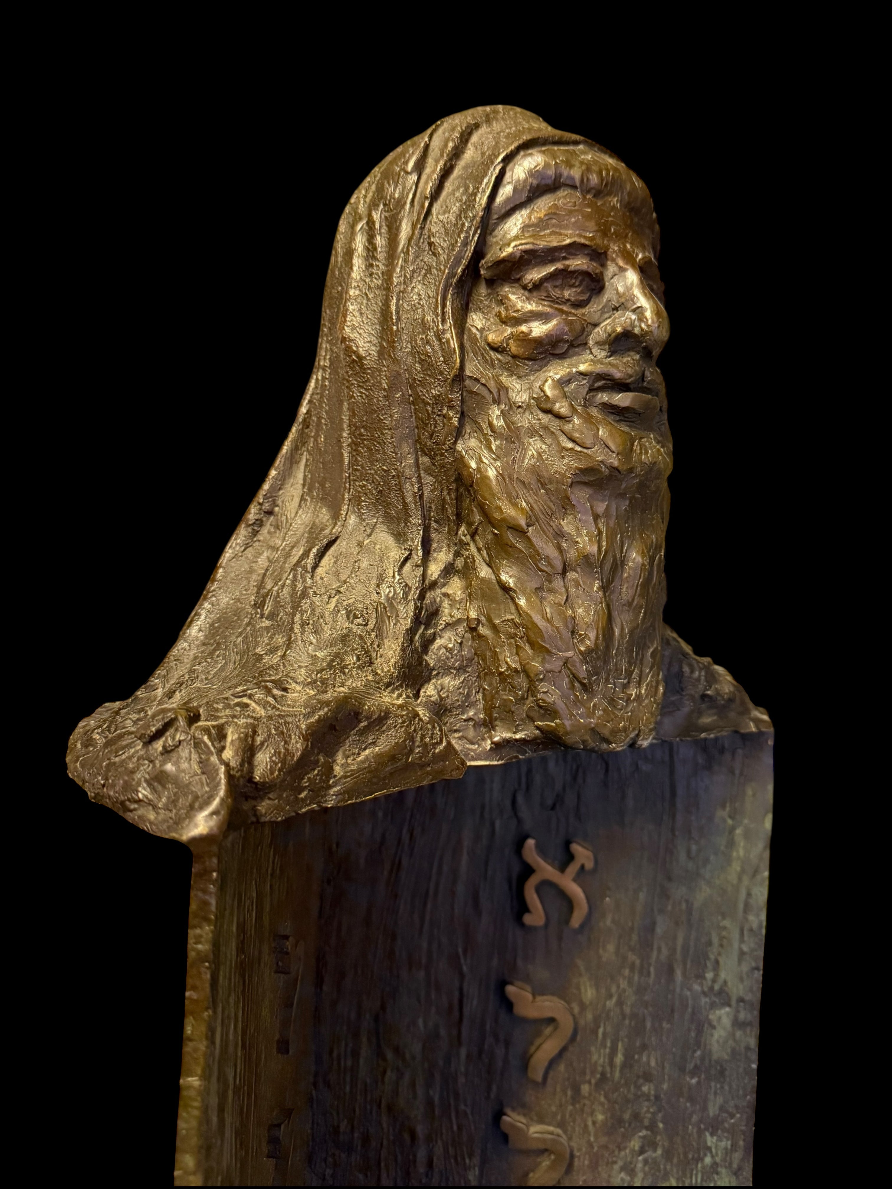A Limited Edition Patinated Sculpture Of Moses