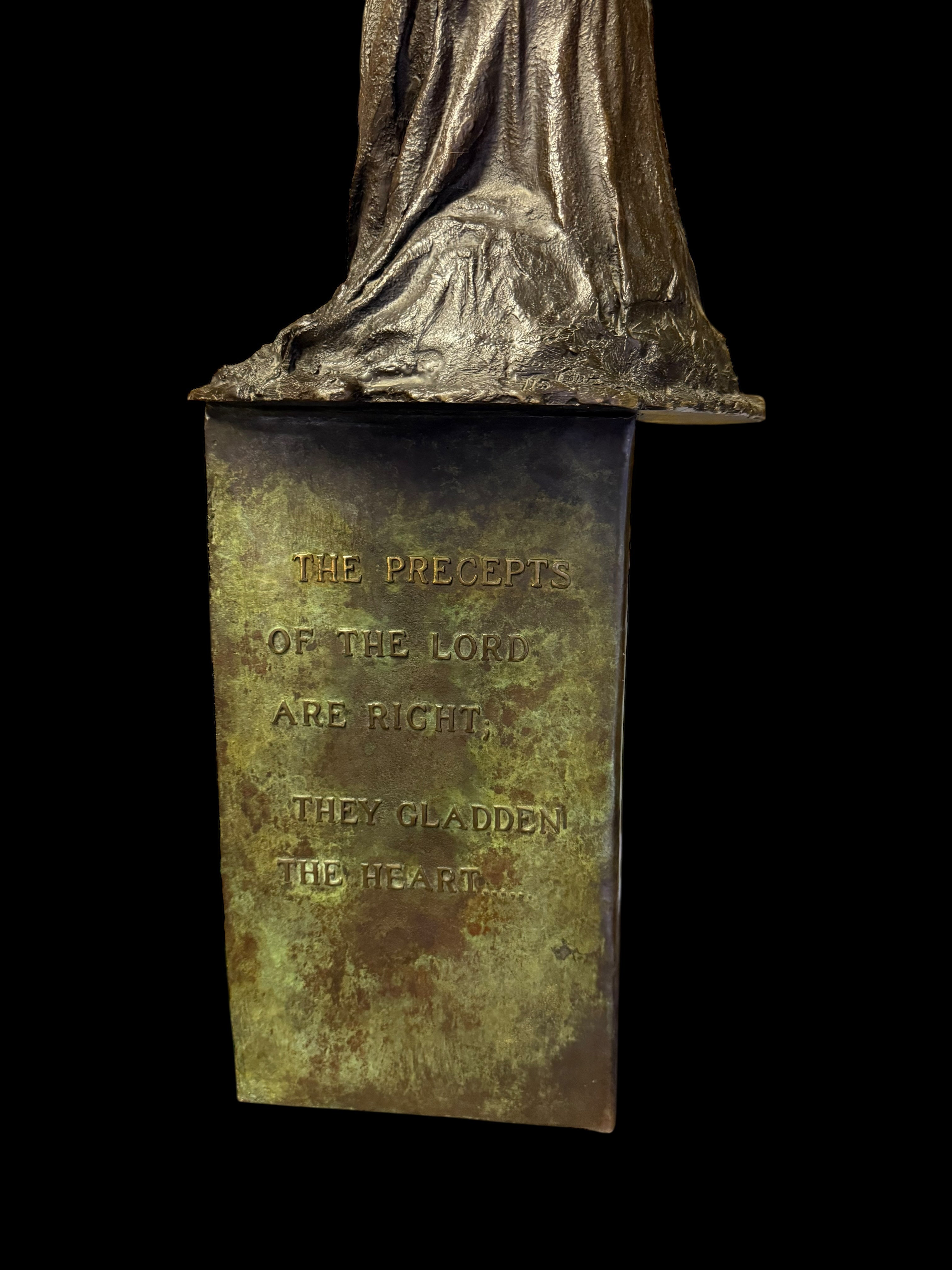 A Limited Edition Patinated Sculpture Of Moses