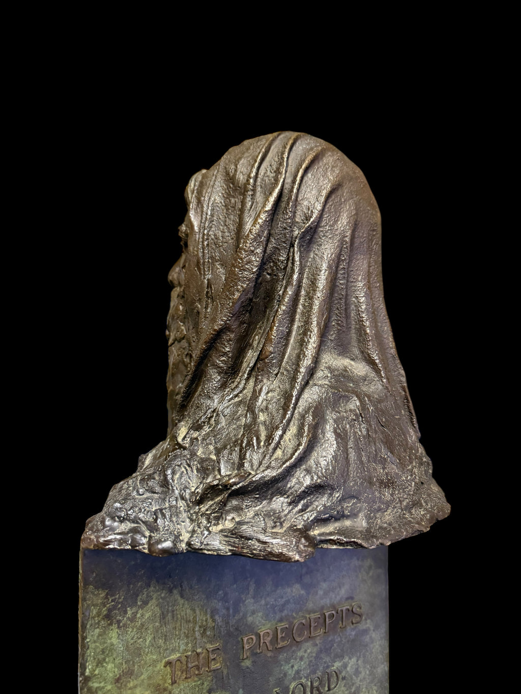 A Limited Edition Patinated Sculpture Of Moses